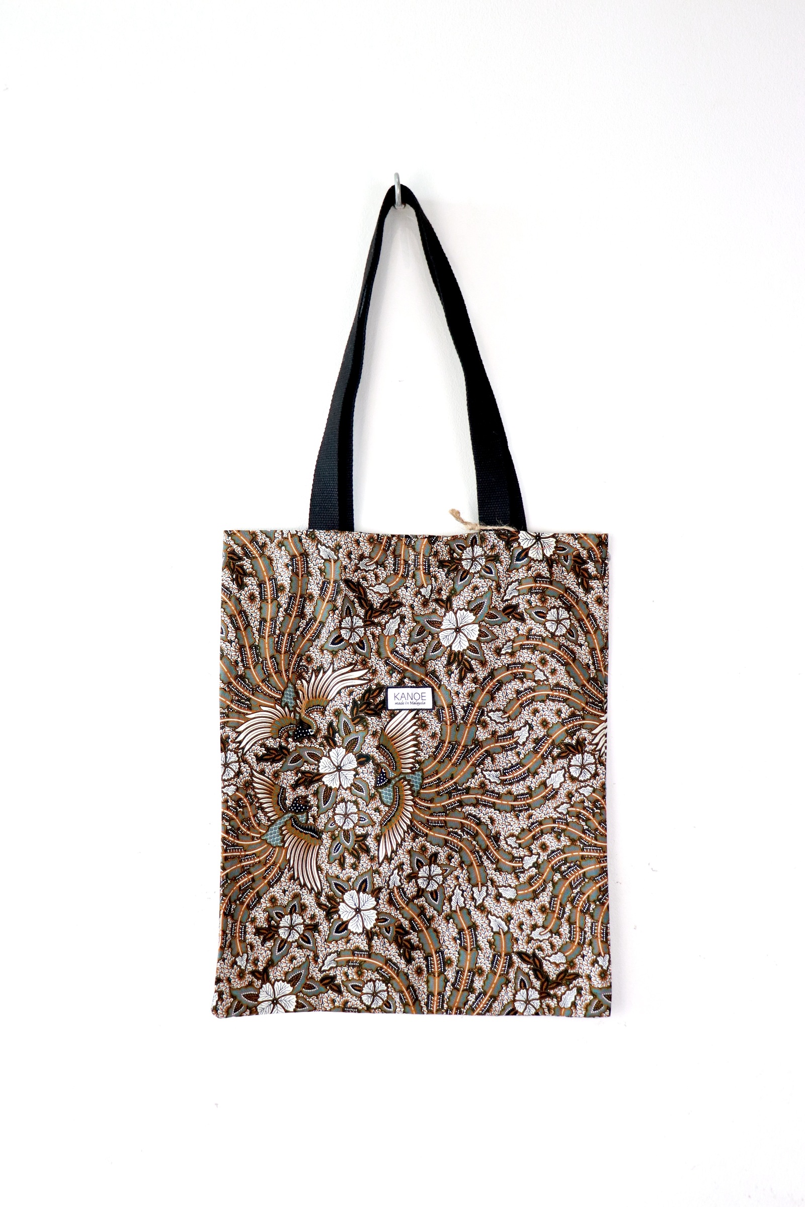 Batik Tote Bag - Mid Ash