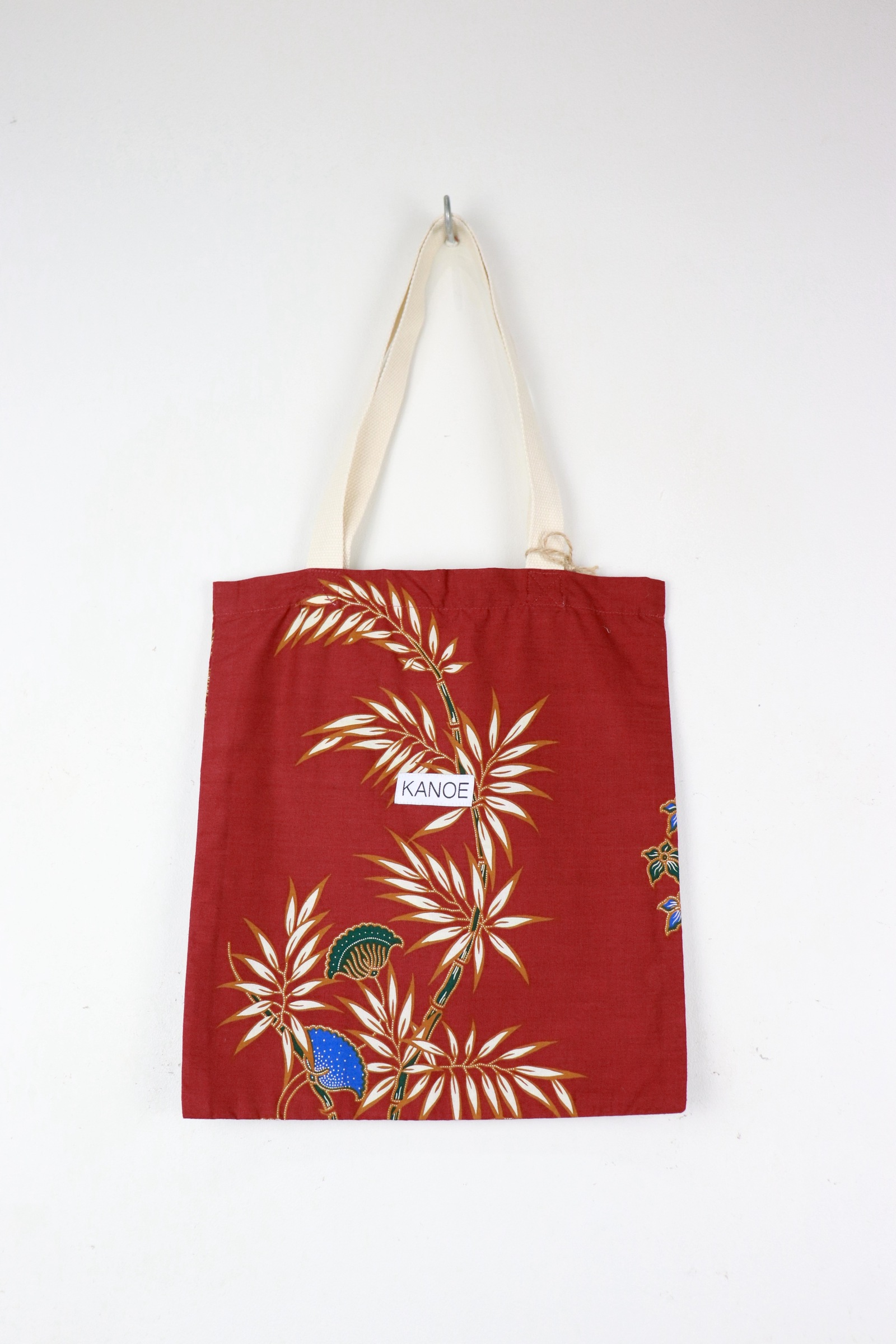 Batik Tote Bag - Mid Vermillions