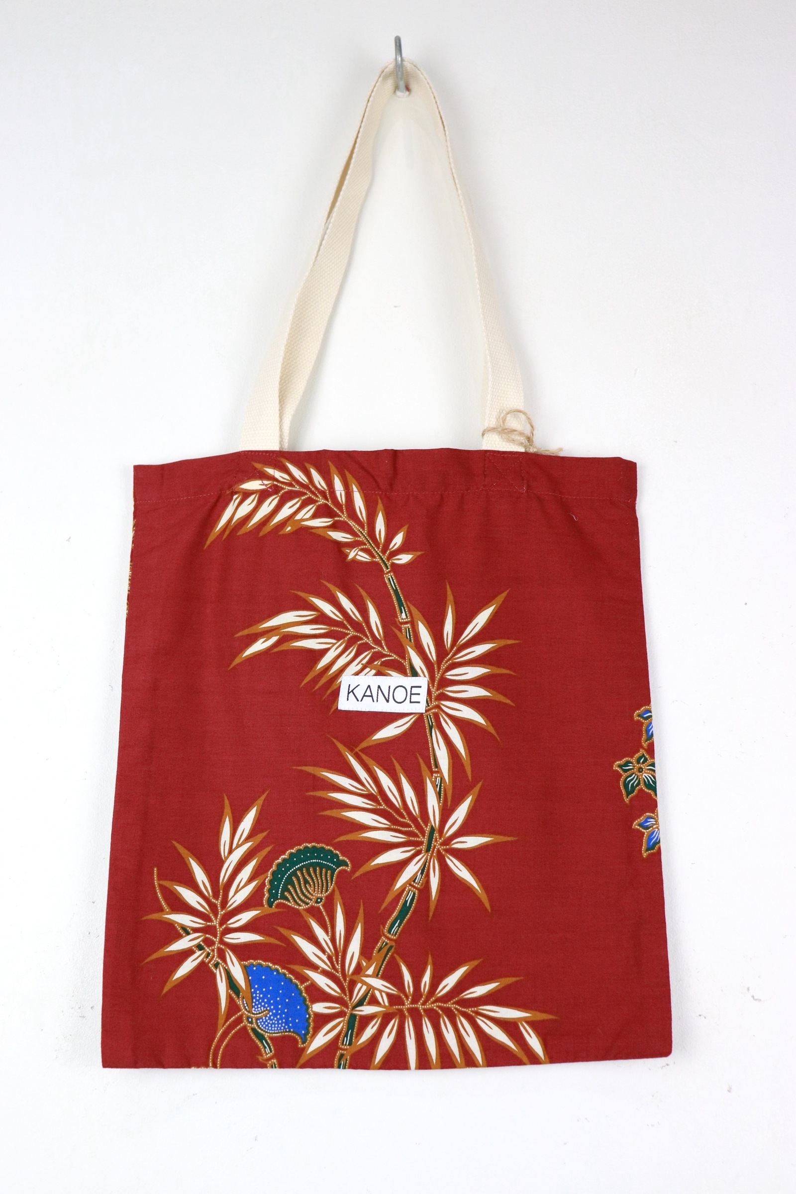 Batik Tote Bag - Mid Vermillions