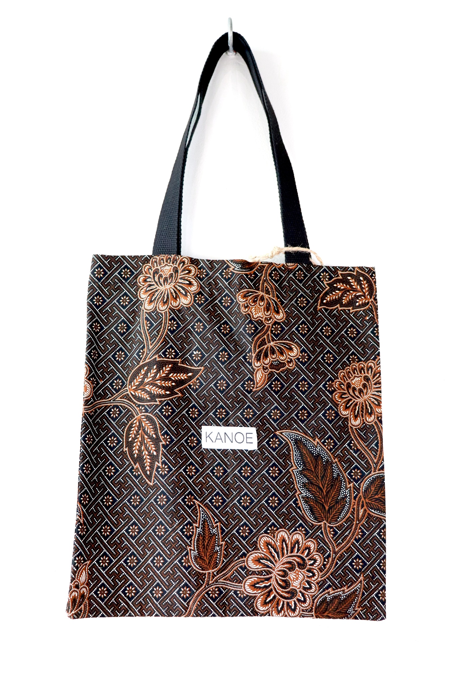 Batik Tote Bag - Mid Mocha