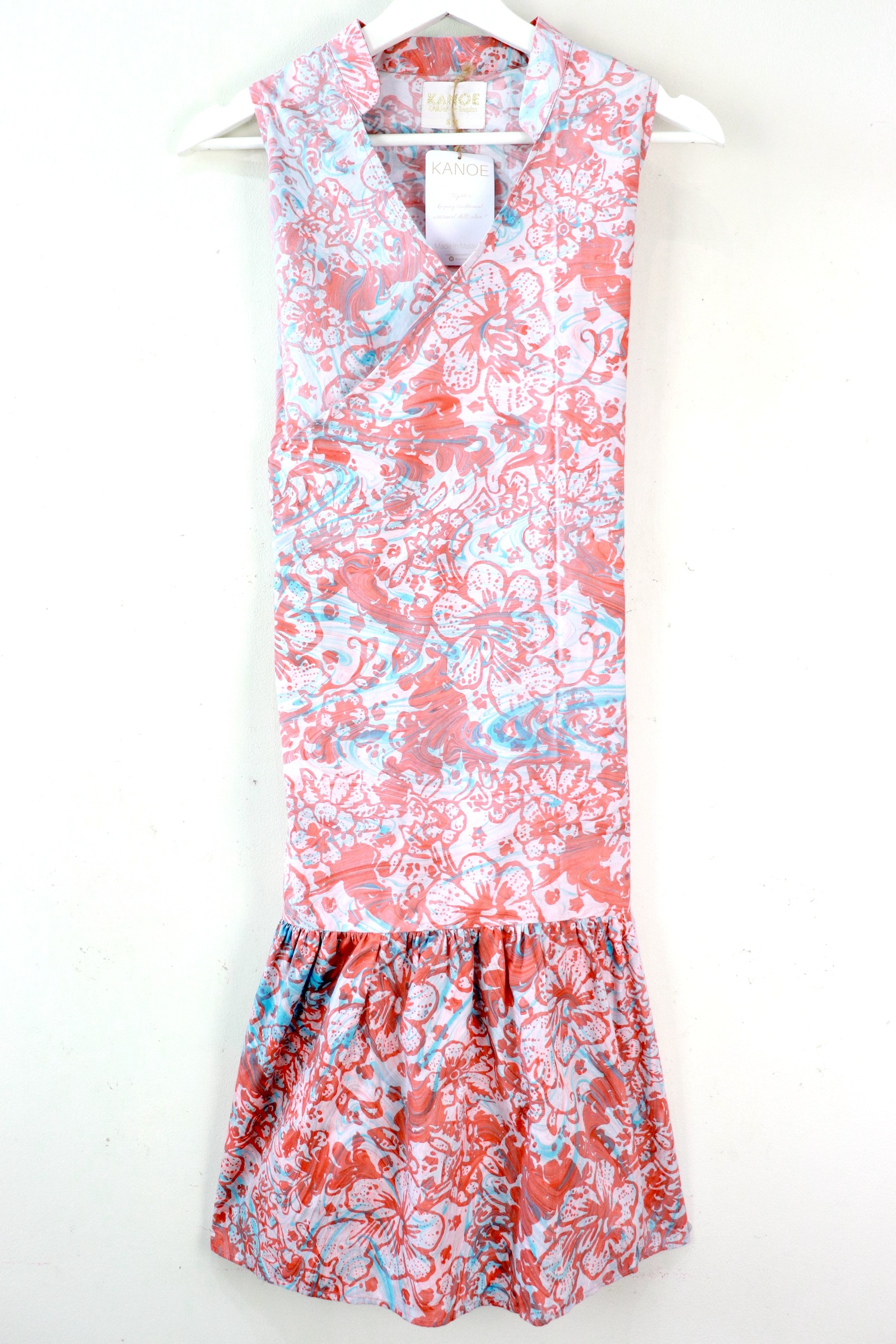 Mermaid Frou Qi Pao - Fortune Orchids Swirls [ HandMade ] [ S - M ]
