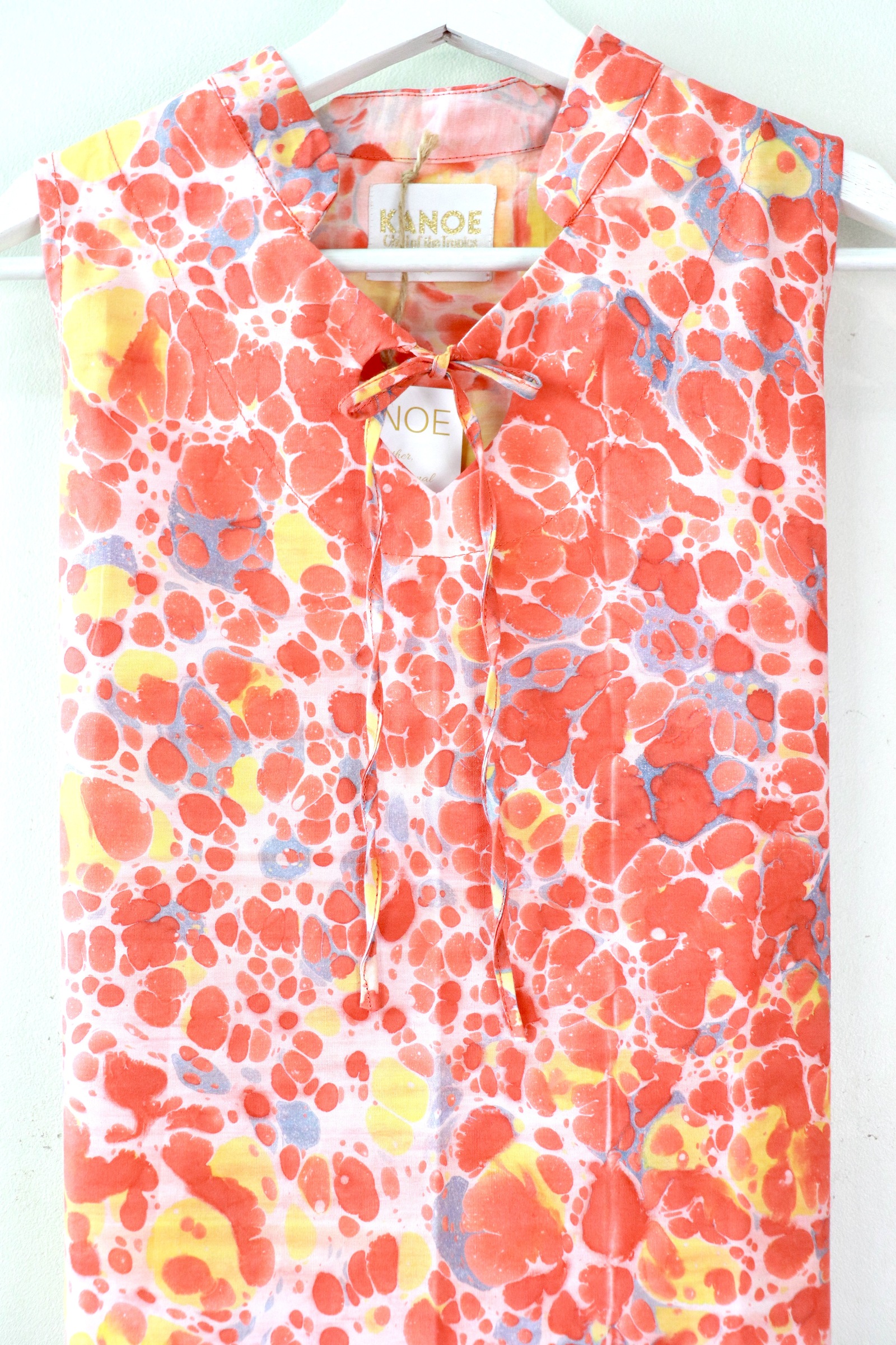 Handmade Heart Qi Pao - Tangerine
