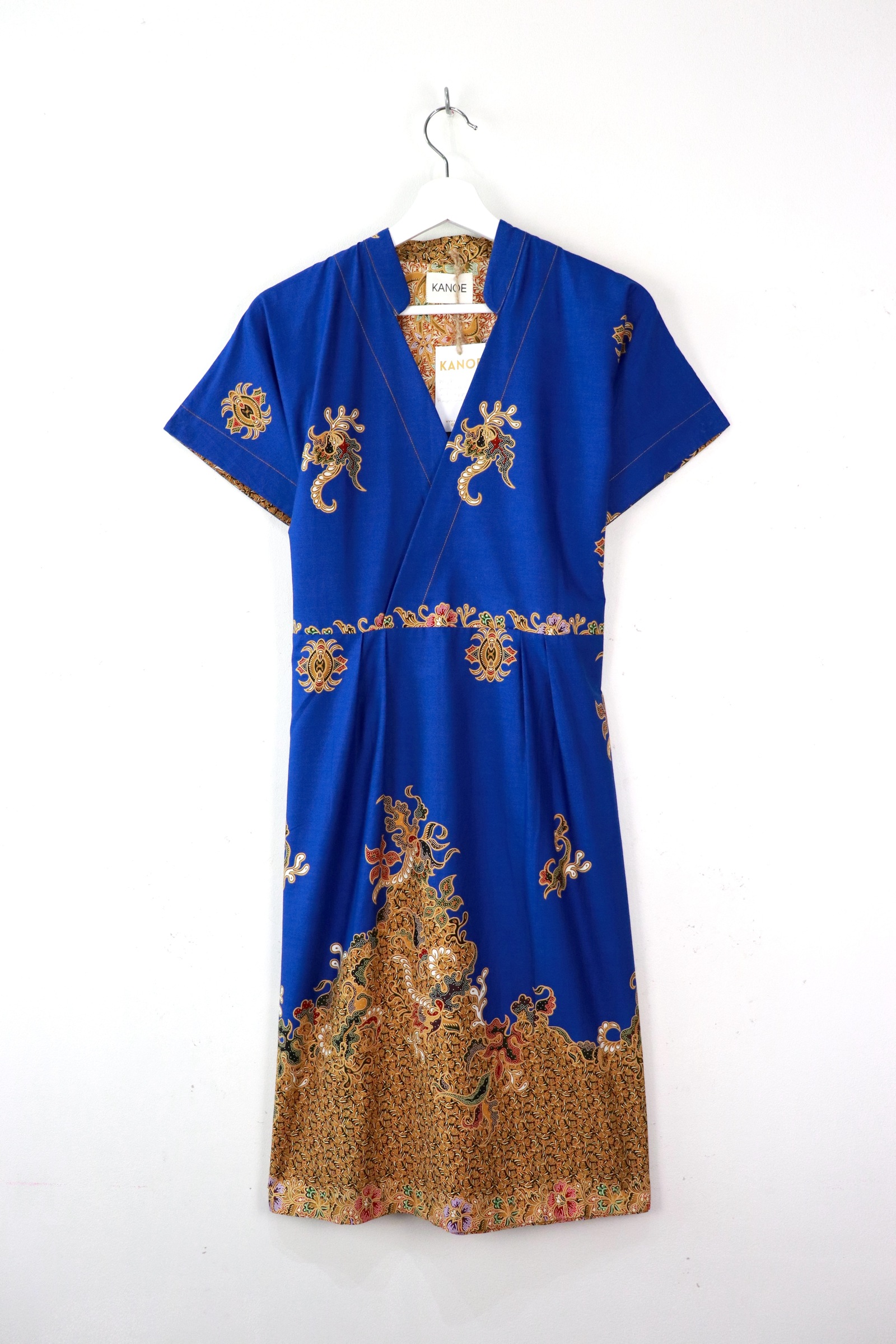 Kimono Wrap Dress w/ Mandarin Collar - Ai Lan