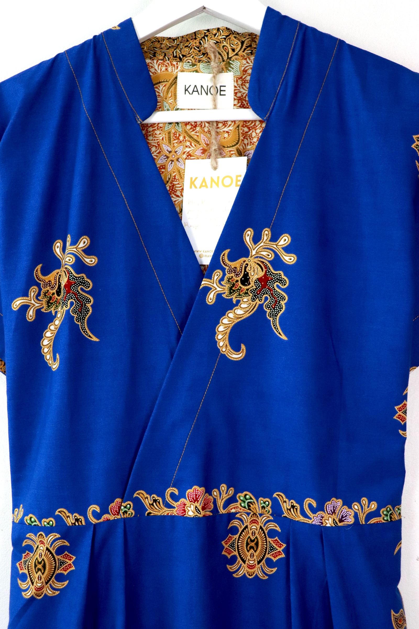 Kimono Wrap Dress w/ Mandarin Collar - Ai Lan