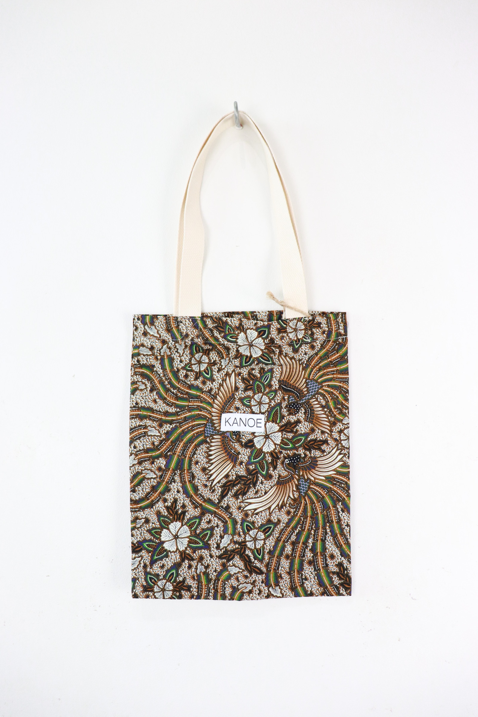 Batik Tote Bag - Mini Peacock