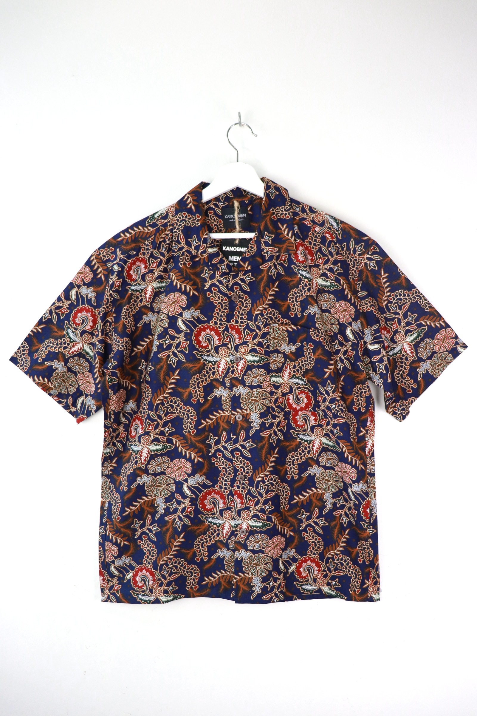 KANOEMEN Open Collar Batik Shirt - Sebastian [ M ] 