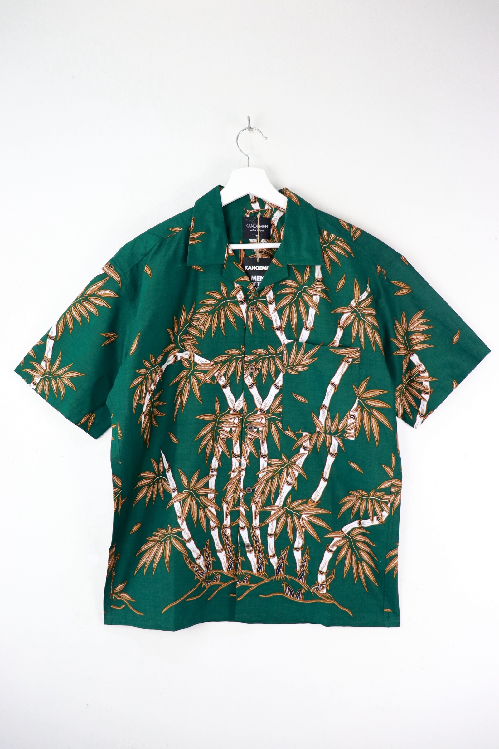 KANOEMEN Open Collar Batik Shirt - Michael [ M ] 