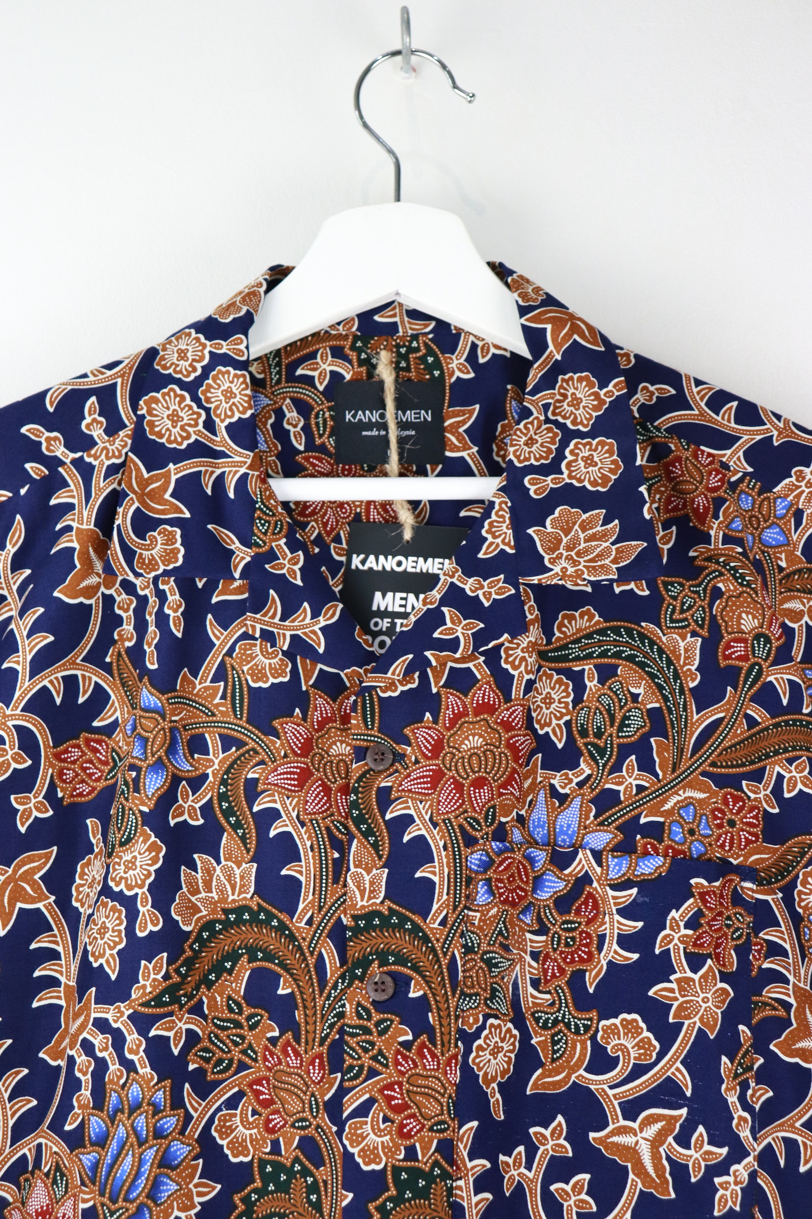 KANOEMEN Open Collar Batik Shirt - Zachary [ L ] 