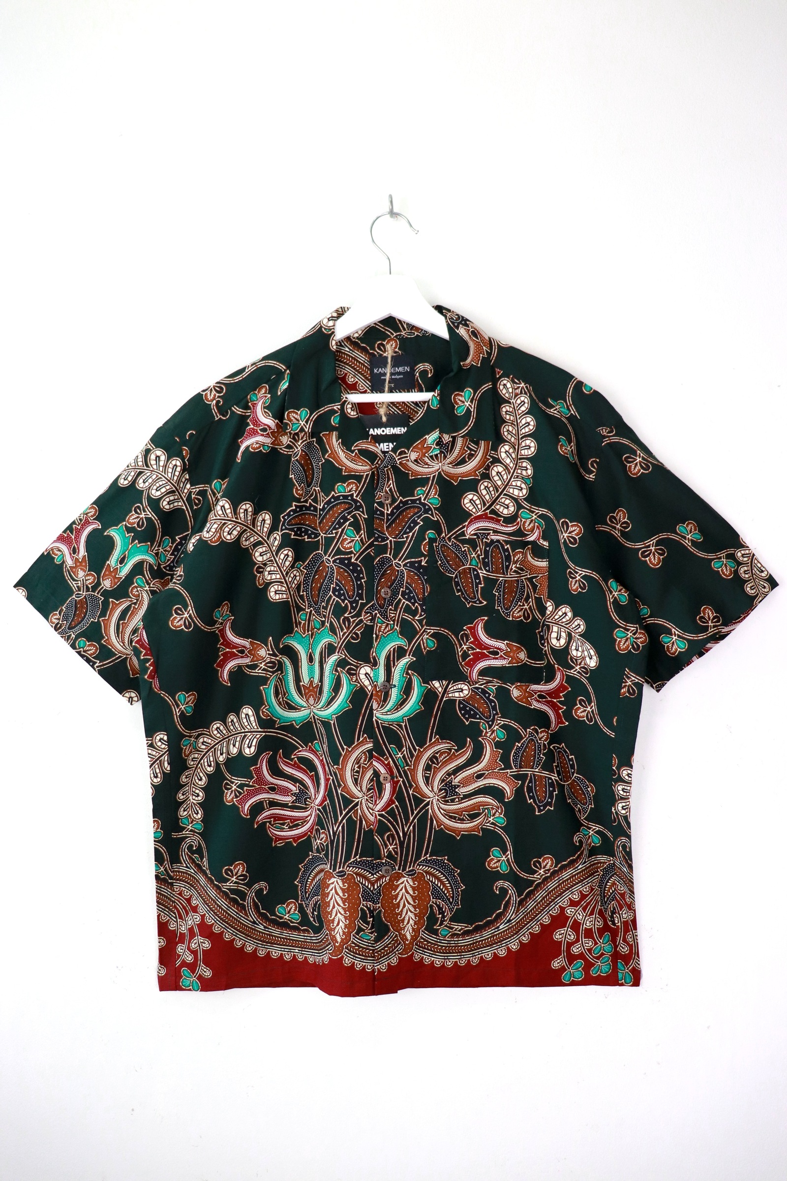 KANOEMEN Open Collar Batik Shirt - Warren 