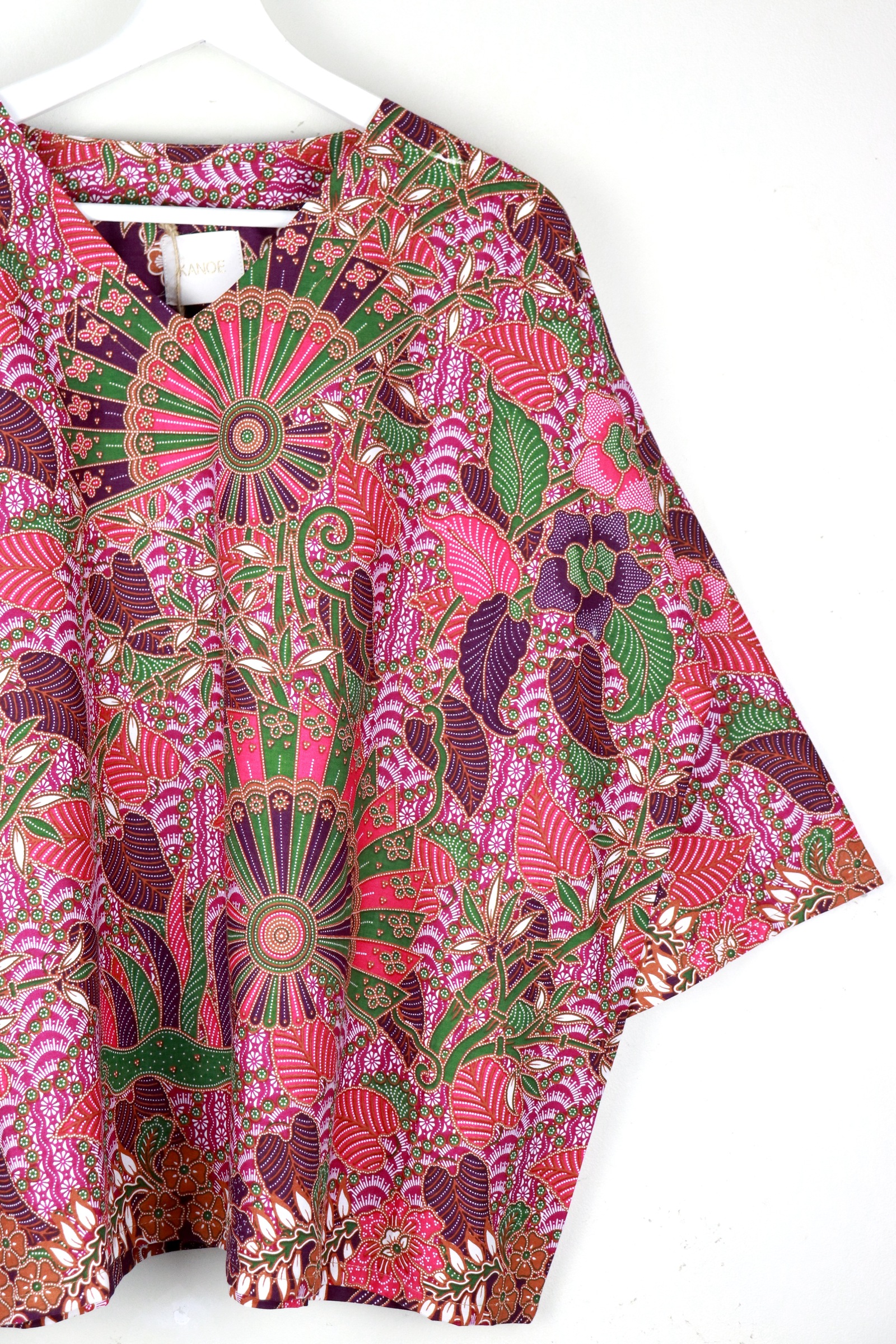 BIG GIRL Batik Top - Azure