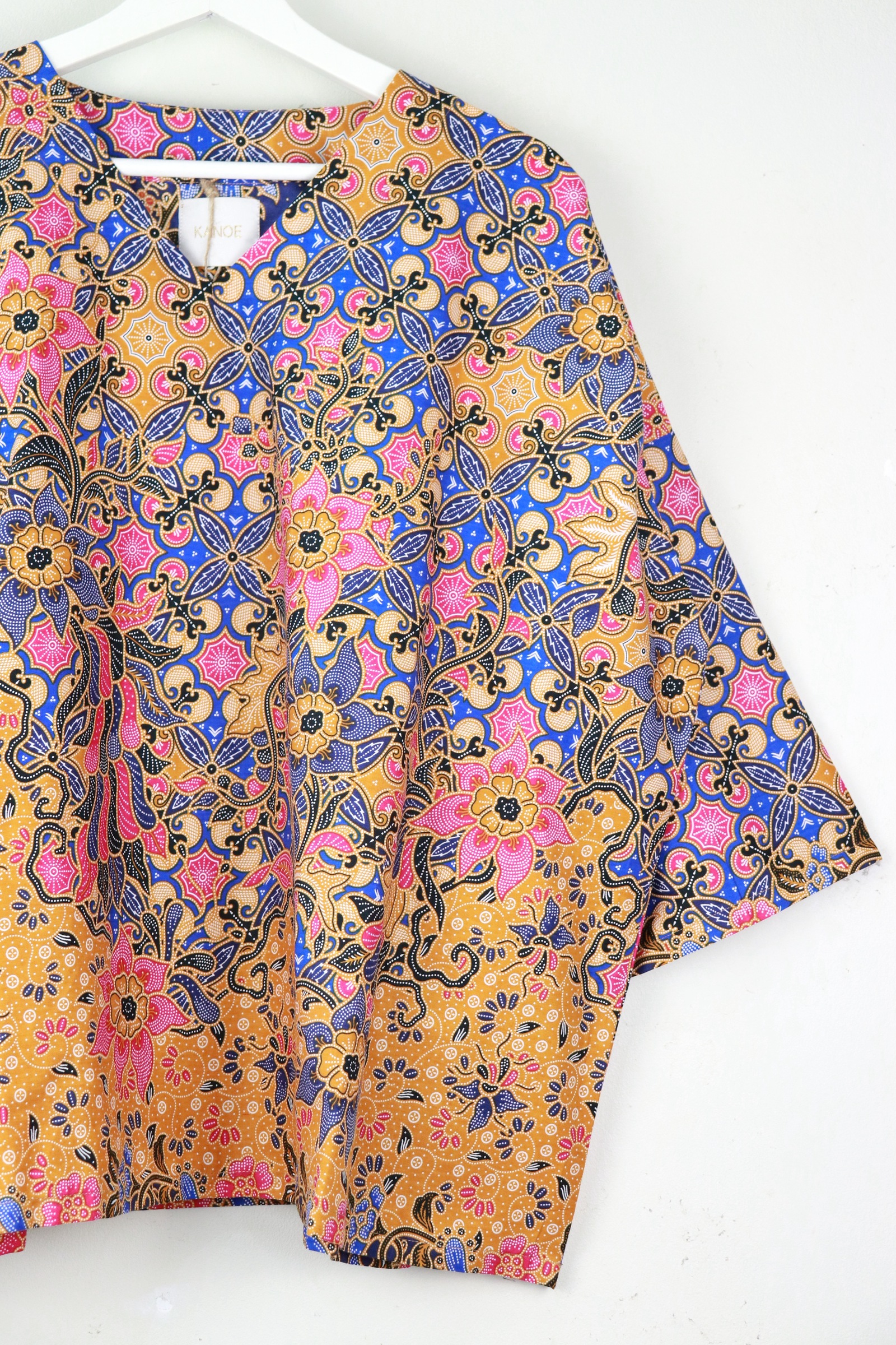 BIG GIRL Batik Top - Salvia