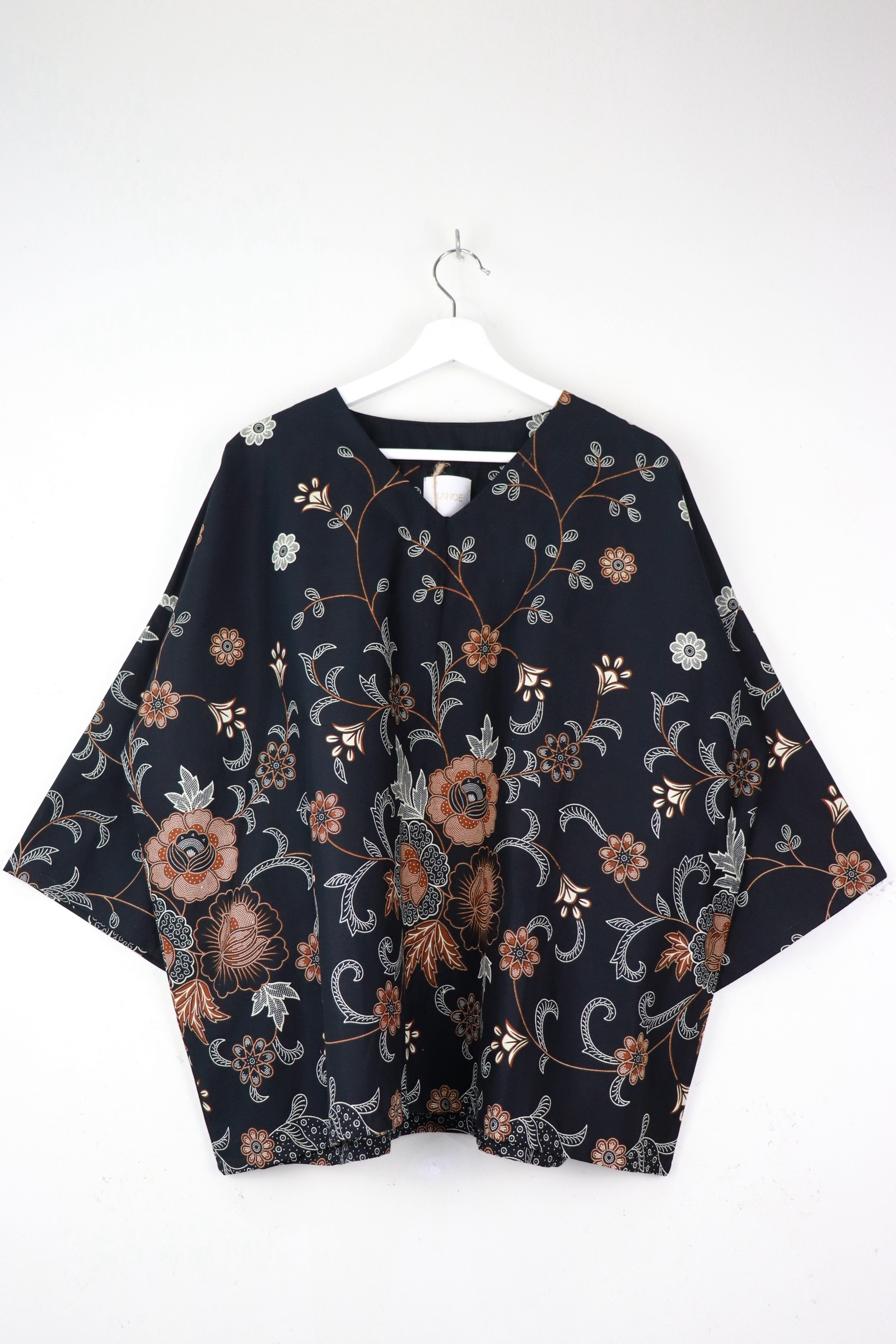 BIG GIRL Batik Top - Midnight Viola
