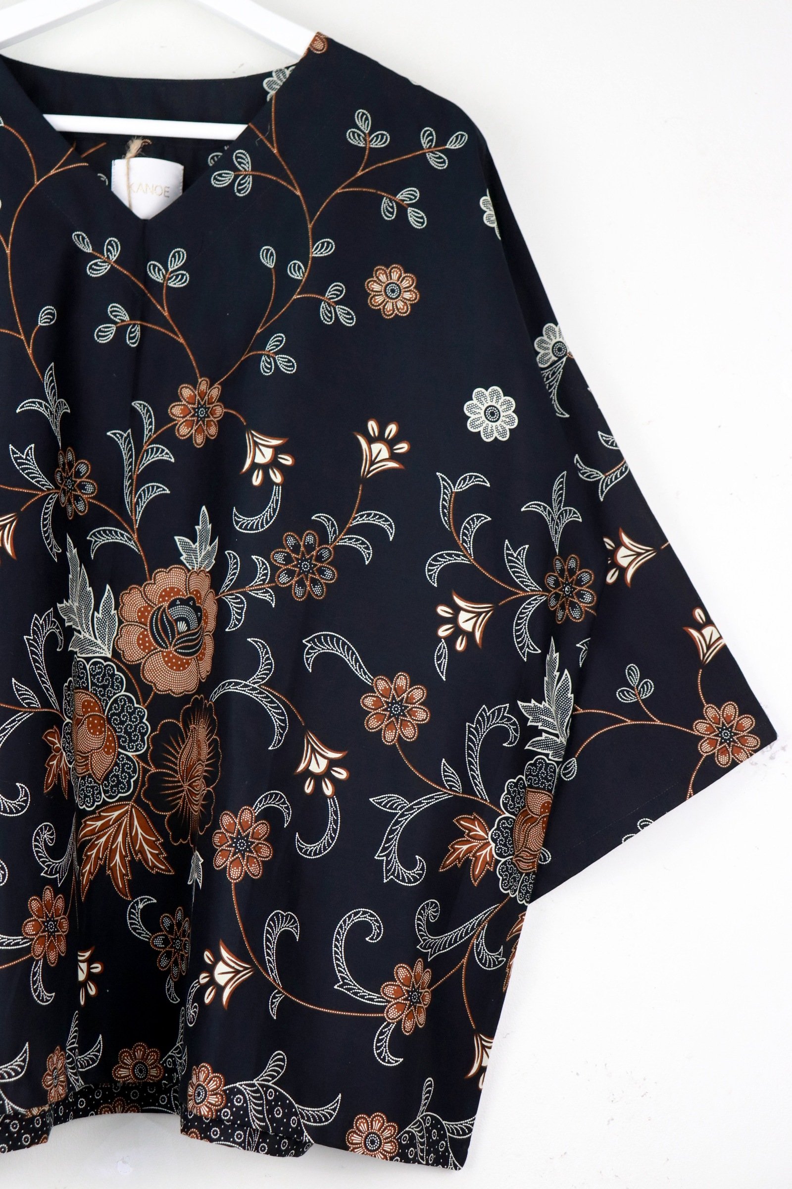 BIG GIRL Batik Top - Midnight Viola