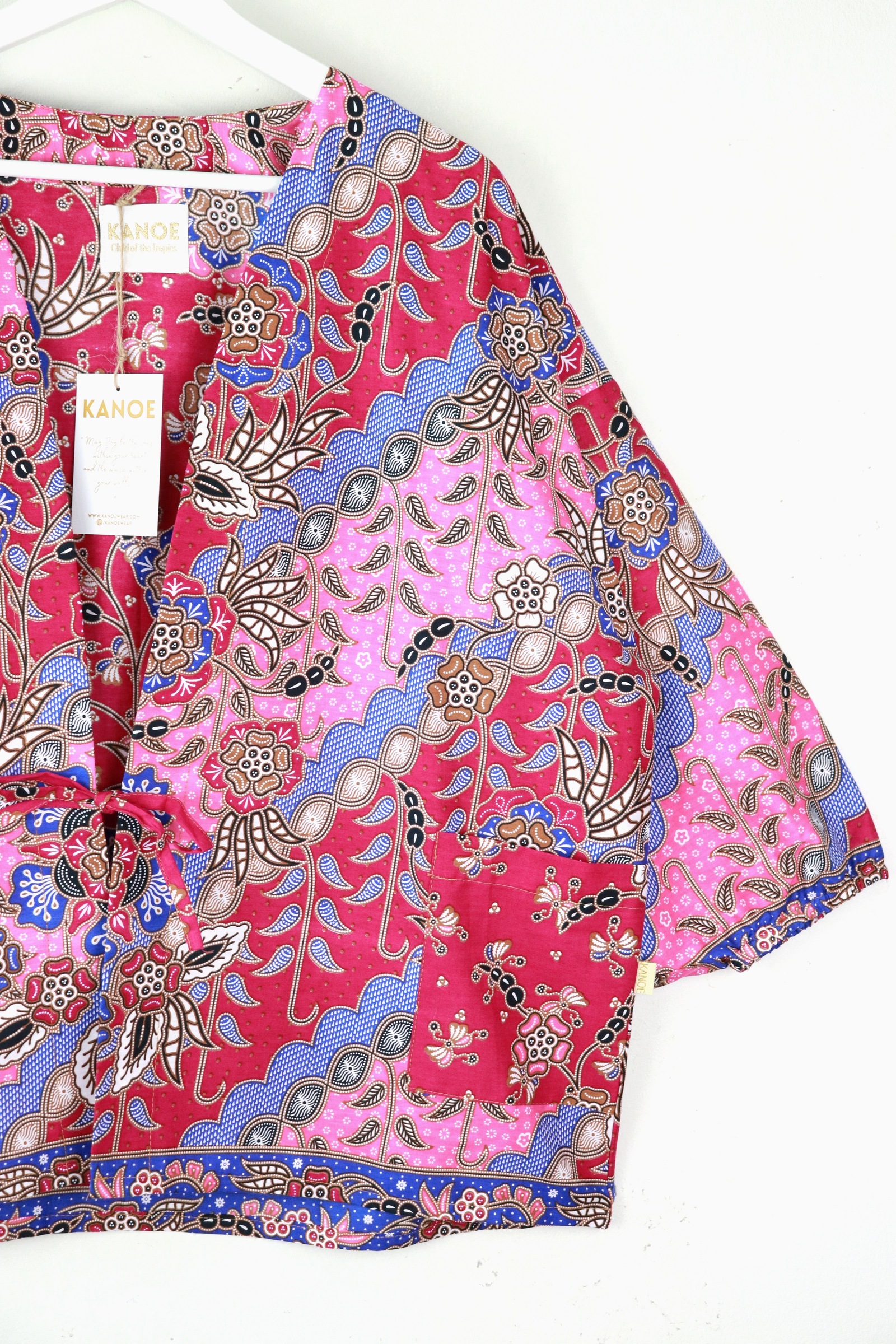 Batik Kimono Signature - Candy Stripes