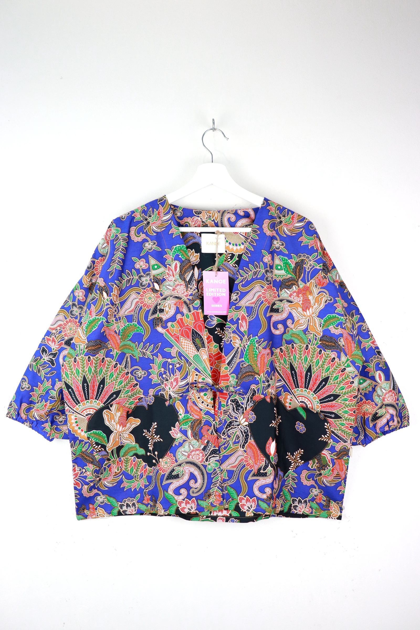 Kimono Signature Heart Pockets - Euphoric Celeste