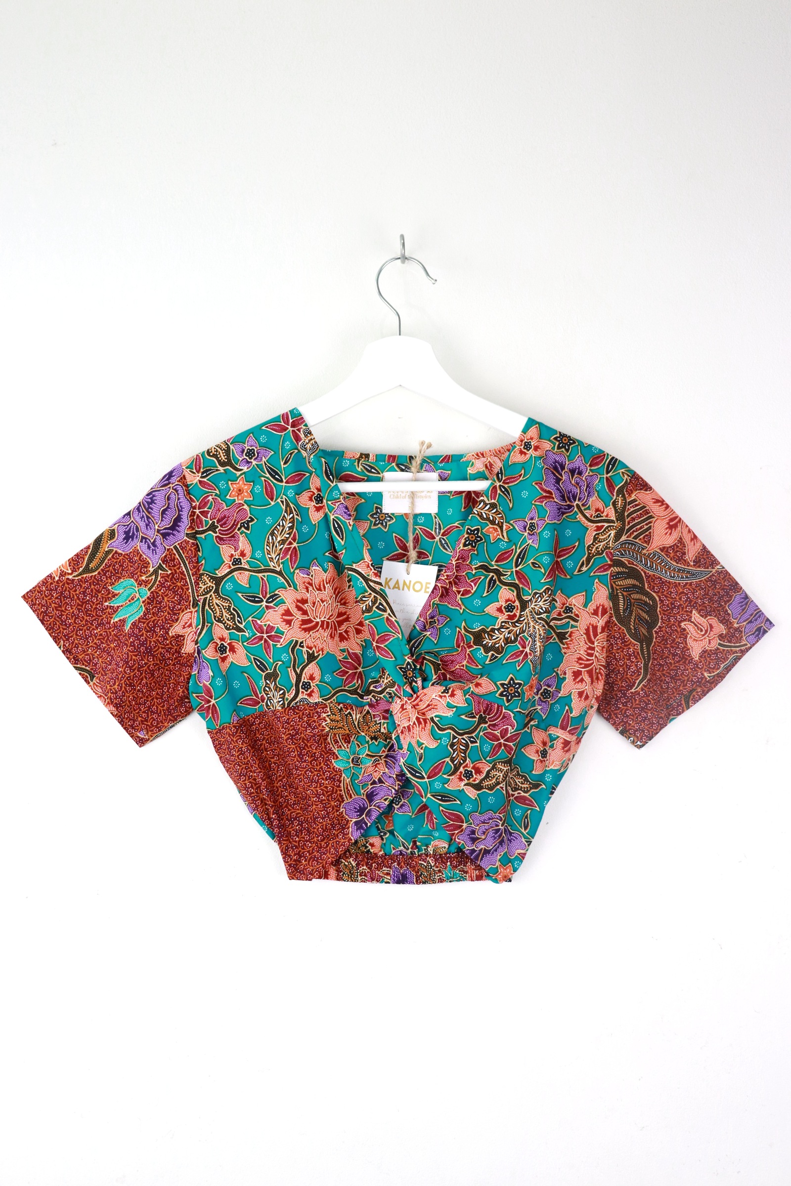 Twisted Front Batik Top - Nahele