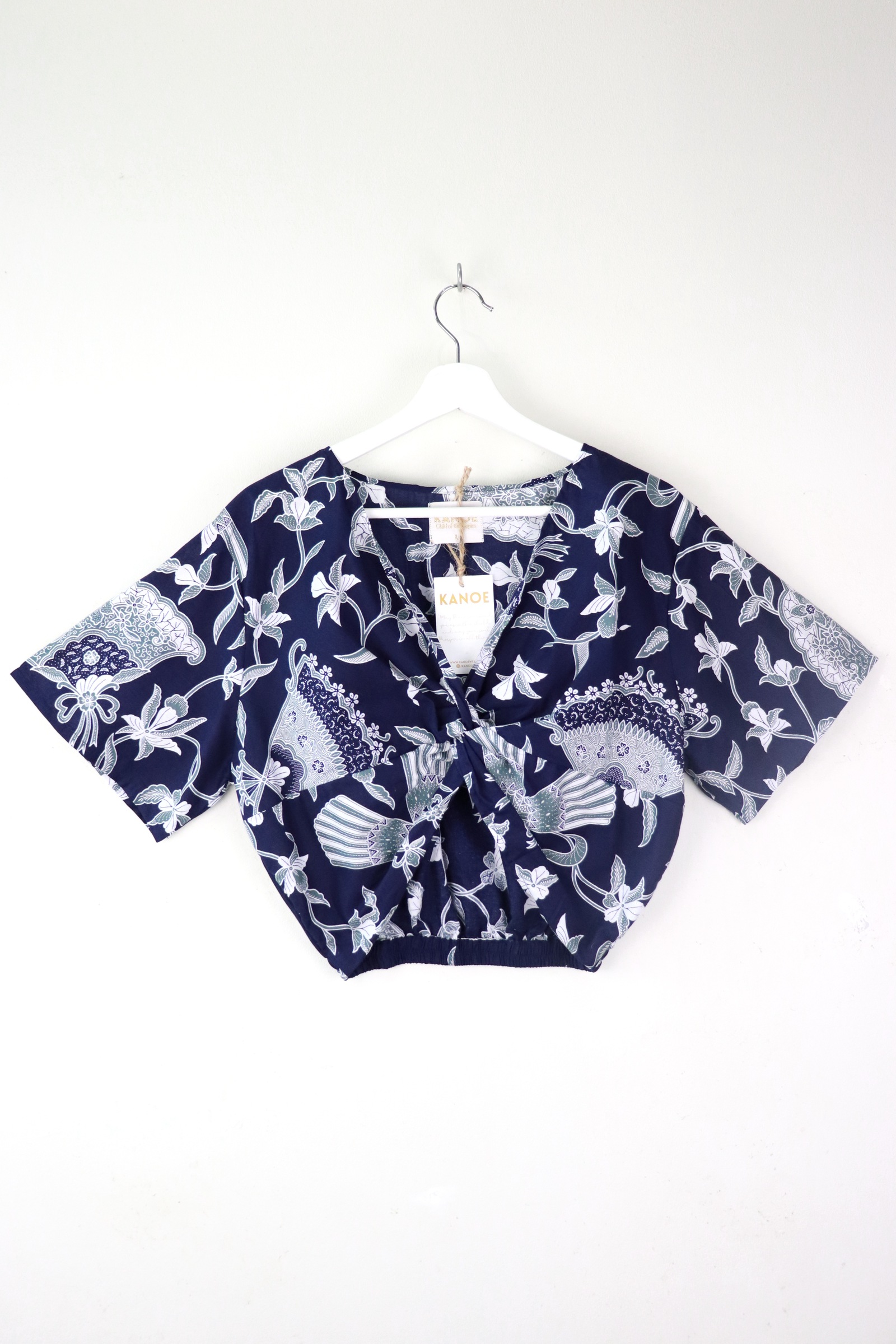  Twisted Front Batik Top - Marlais [ L ]