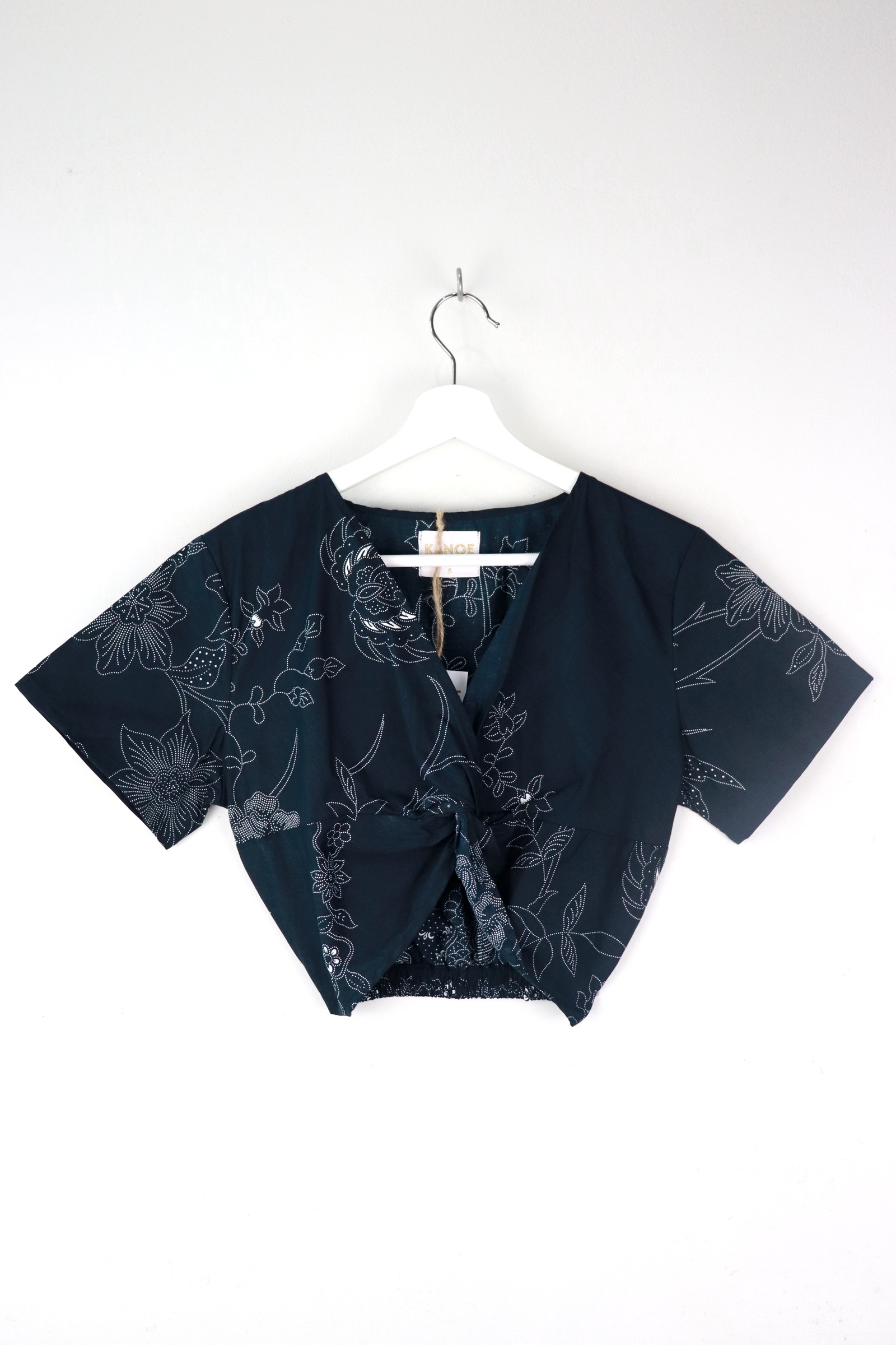  Twisted Front Batik Top - Agnes