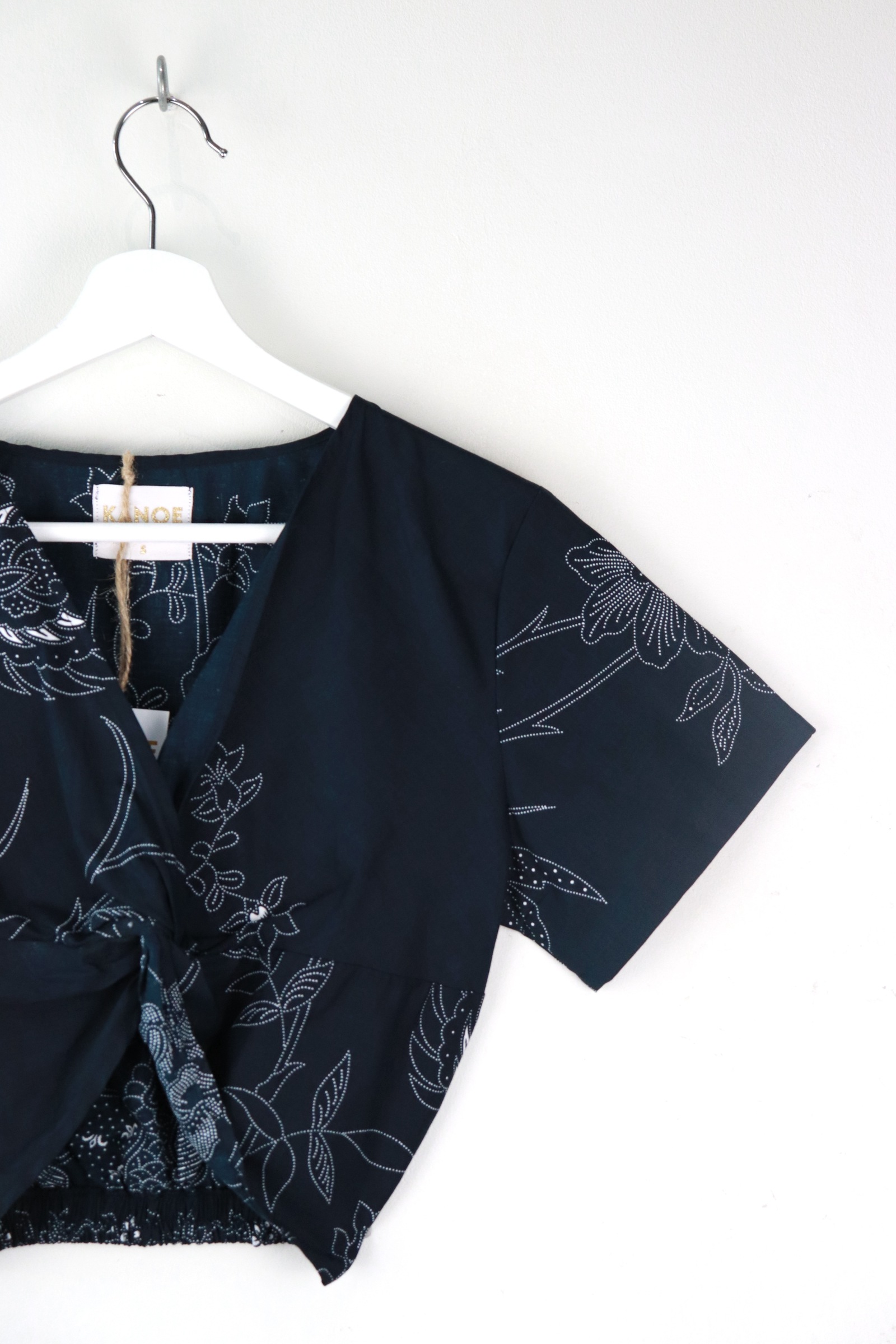  Twisted Front Batik Top - Agnes