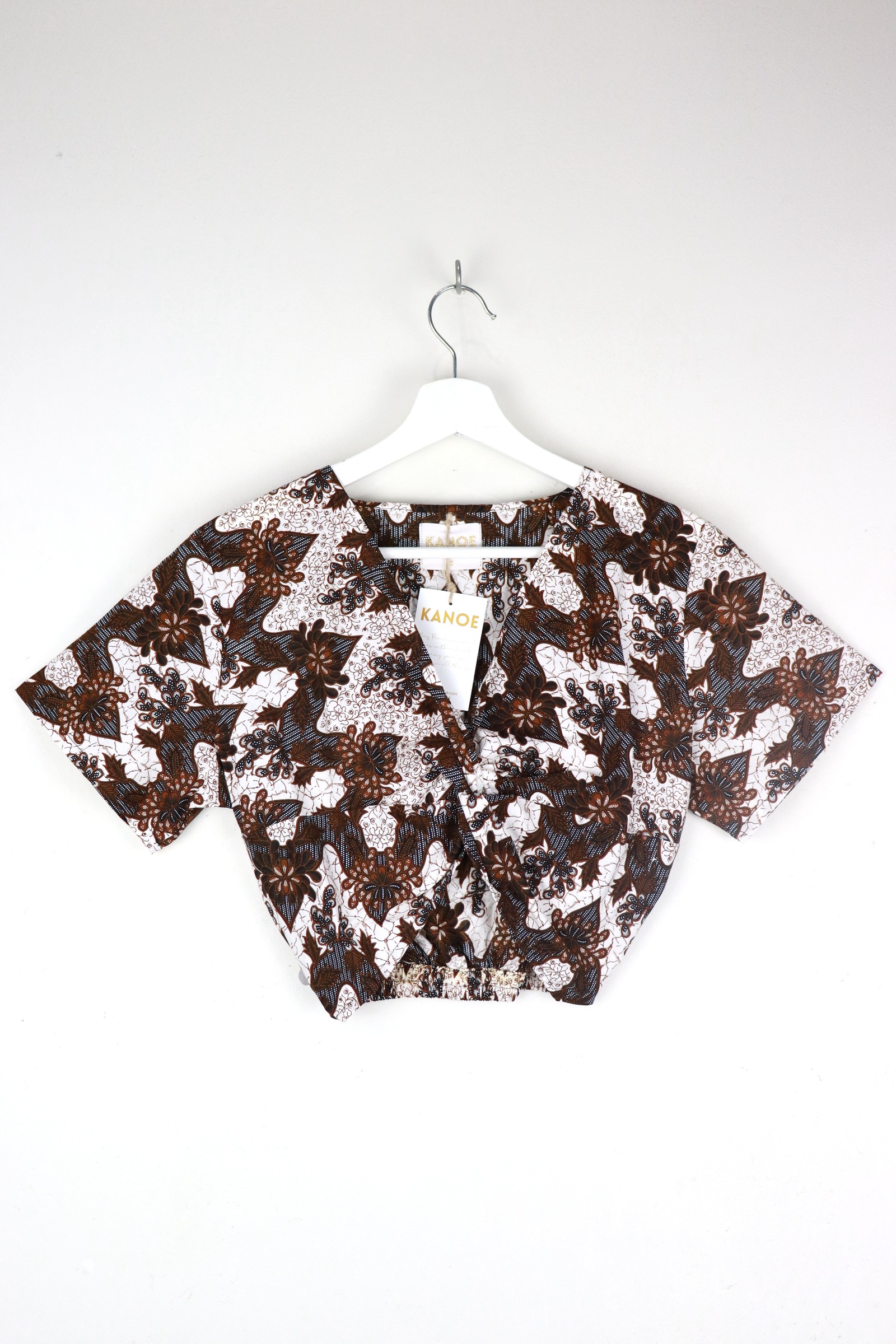 Twisted Front Batik Top - Sorelle