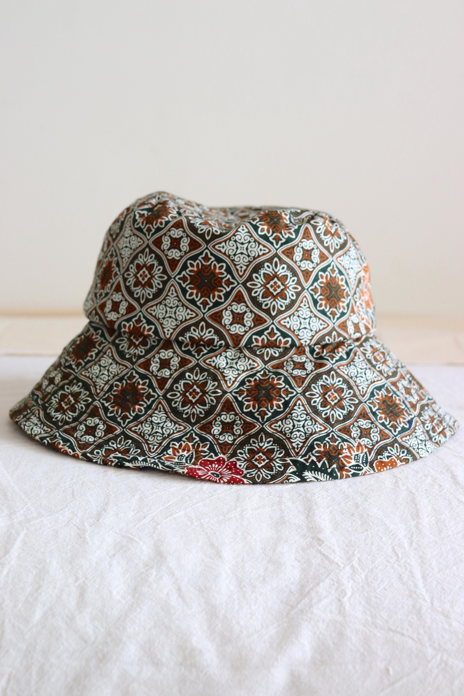 Batik Bucket Hat Wide Brim - Summer Breeze