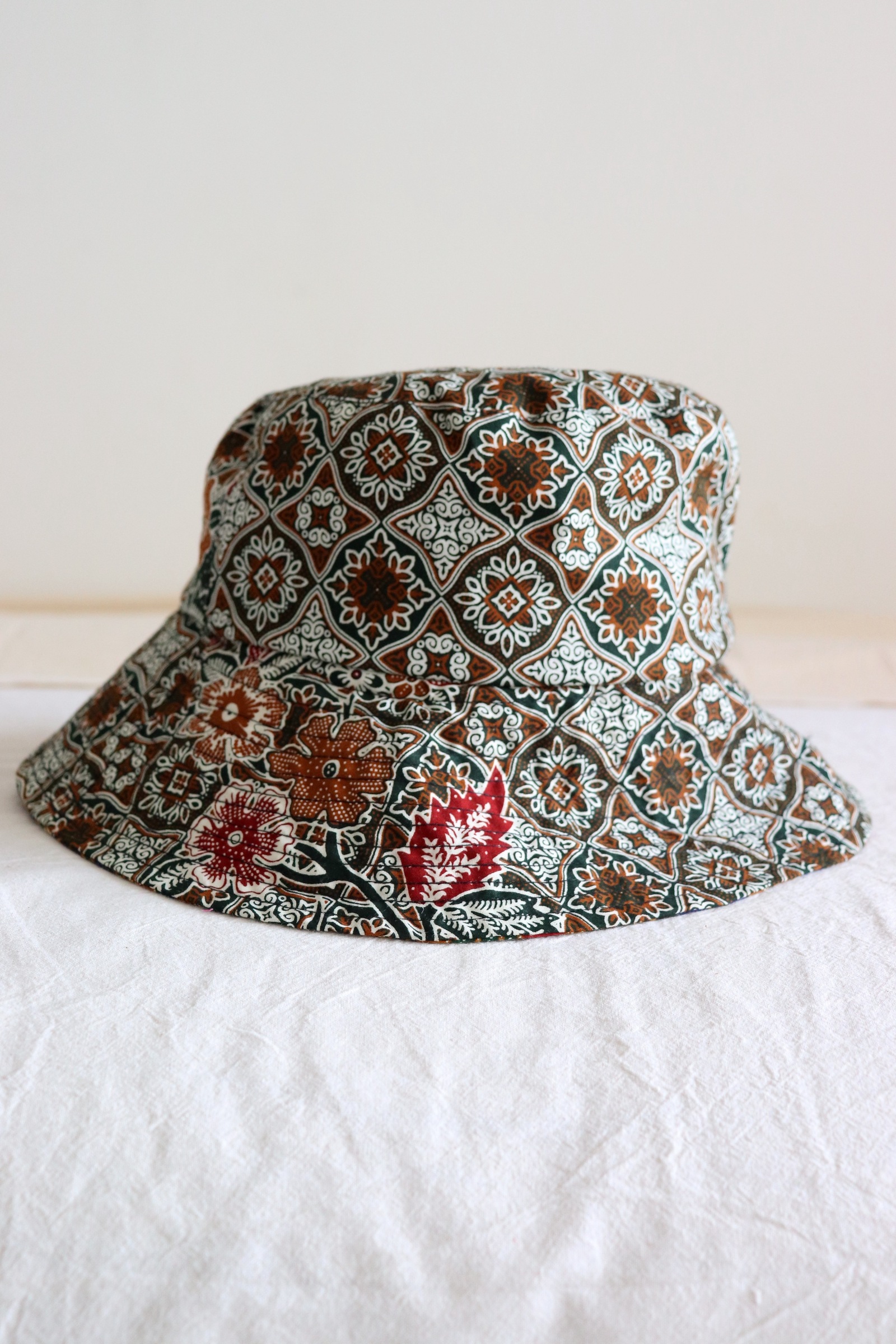 Batik Bucket Hat Wide Brim - Summer Breeze