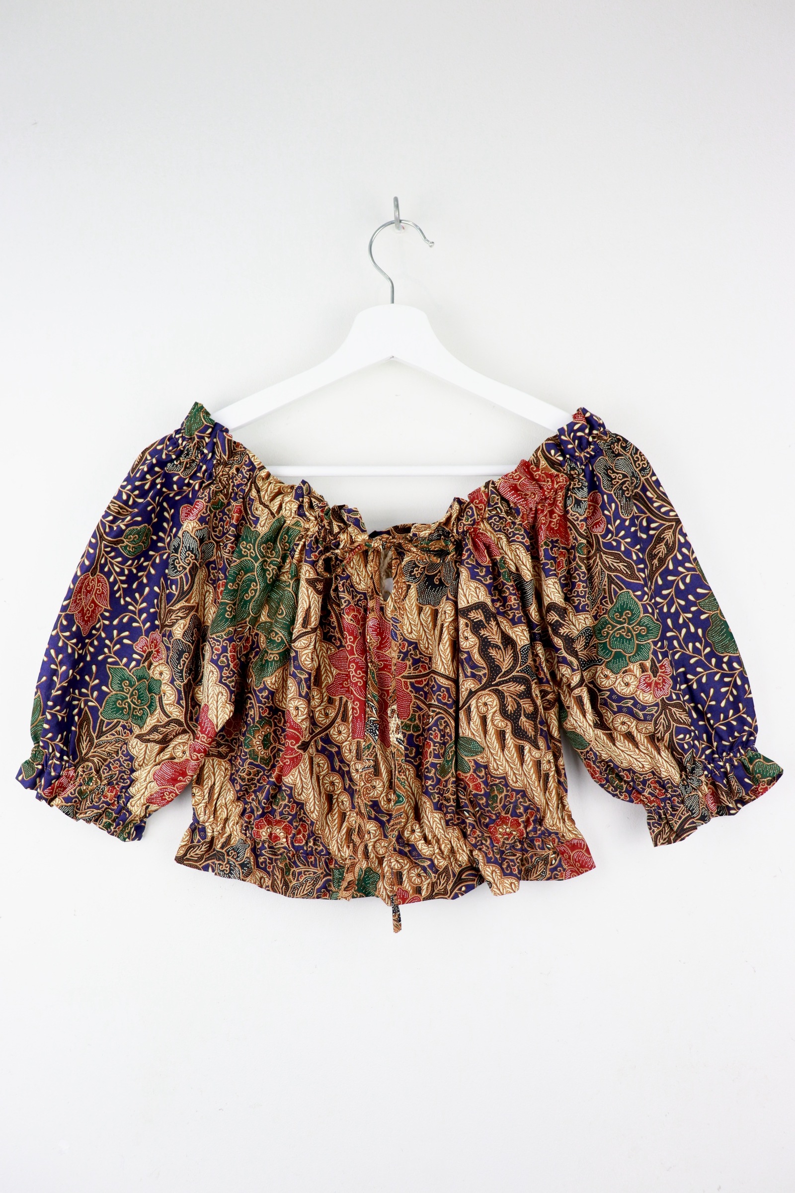 Off-Shoulder Batik Blouse - Atalanta