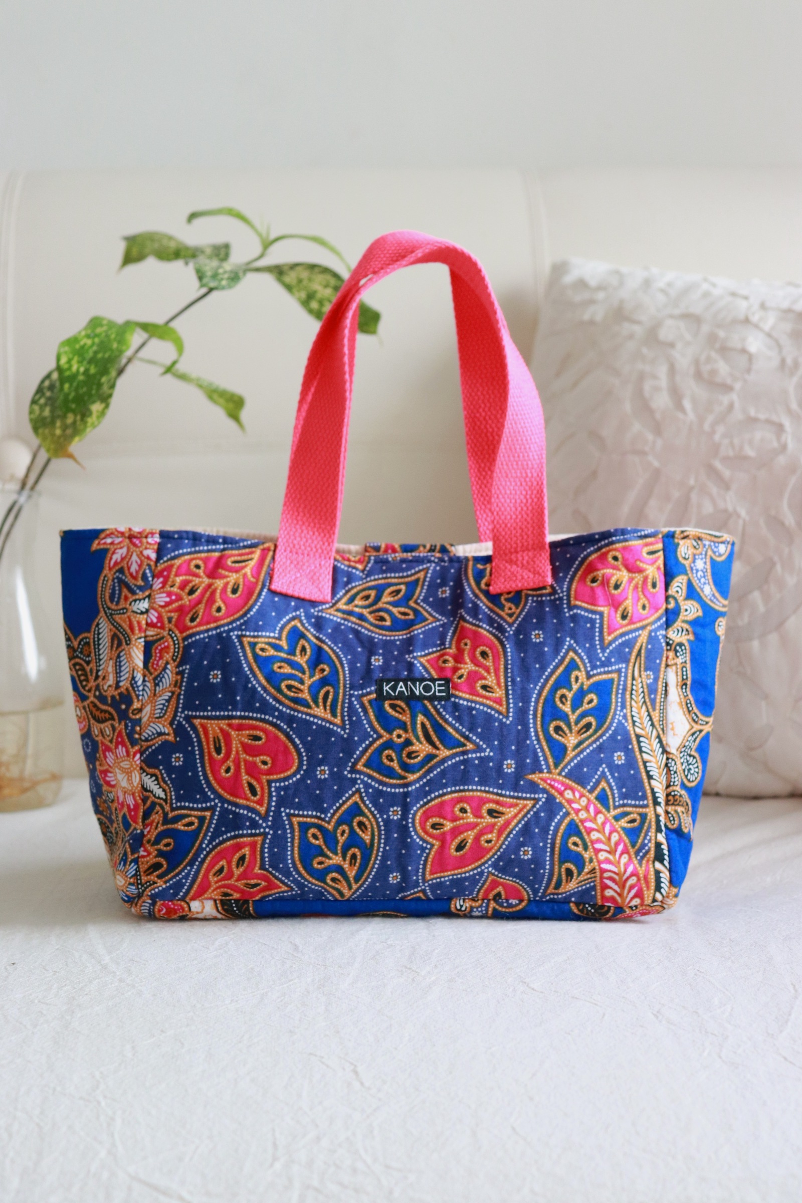 Mini Batik Bag - Sapphire Mallow