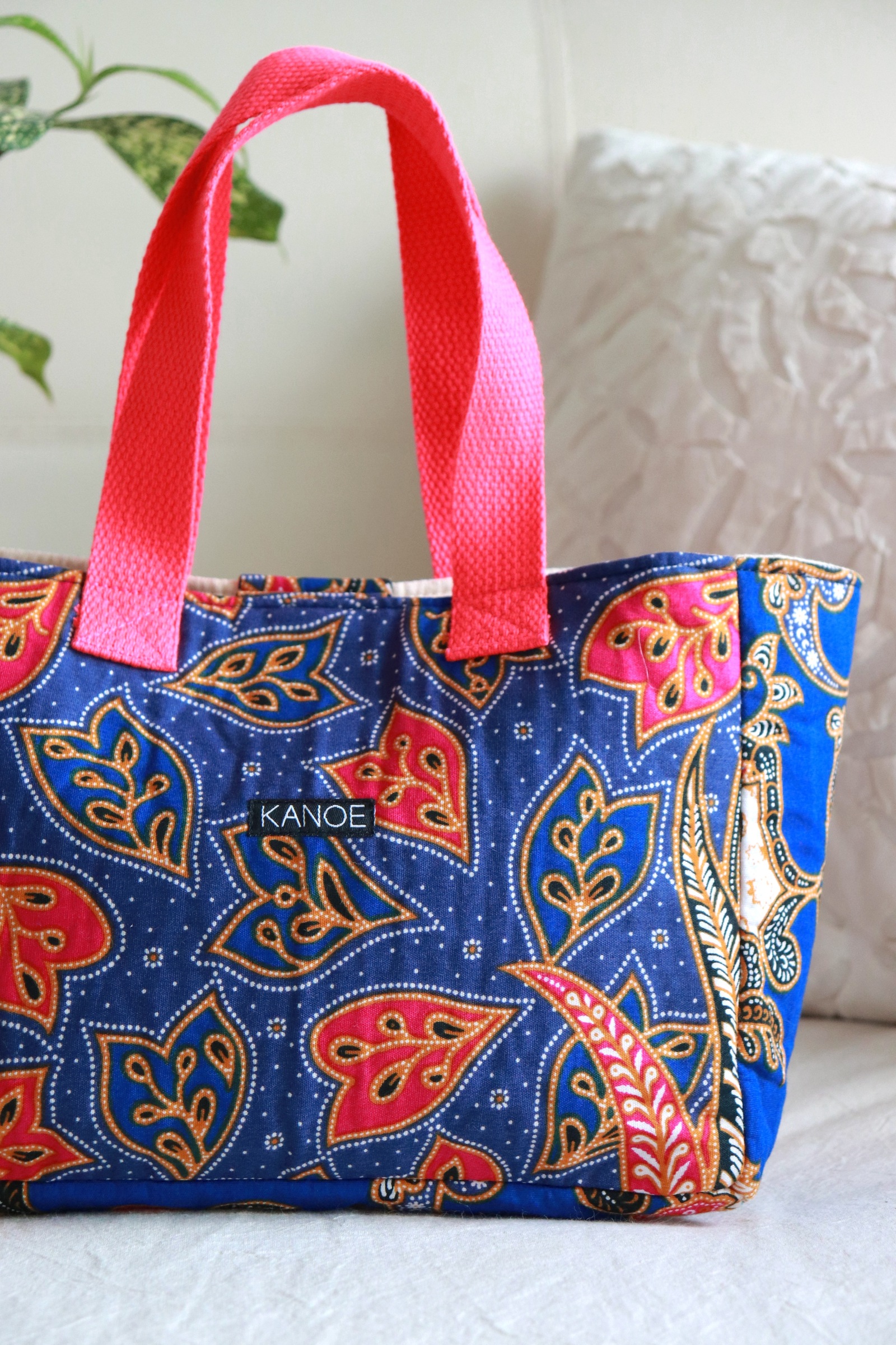 Mini Batik Bag - Sapphire Mallow