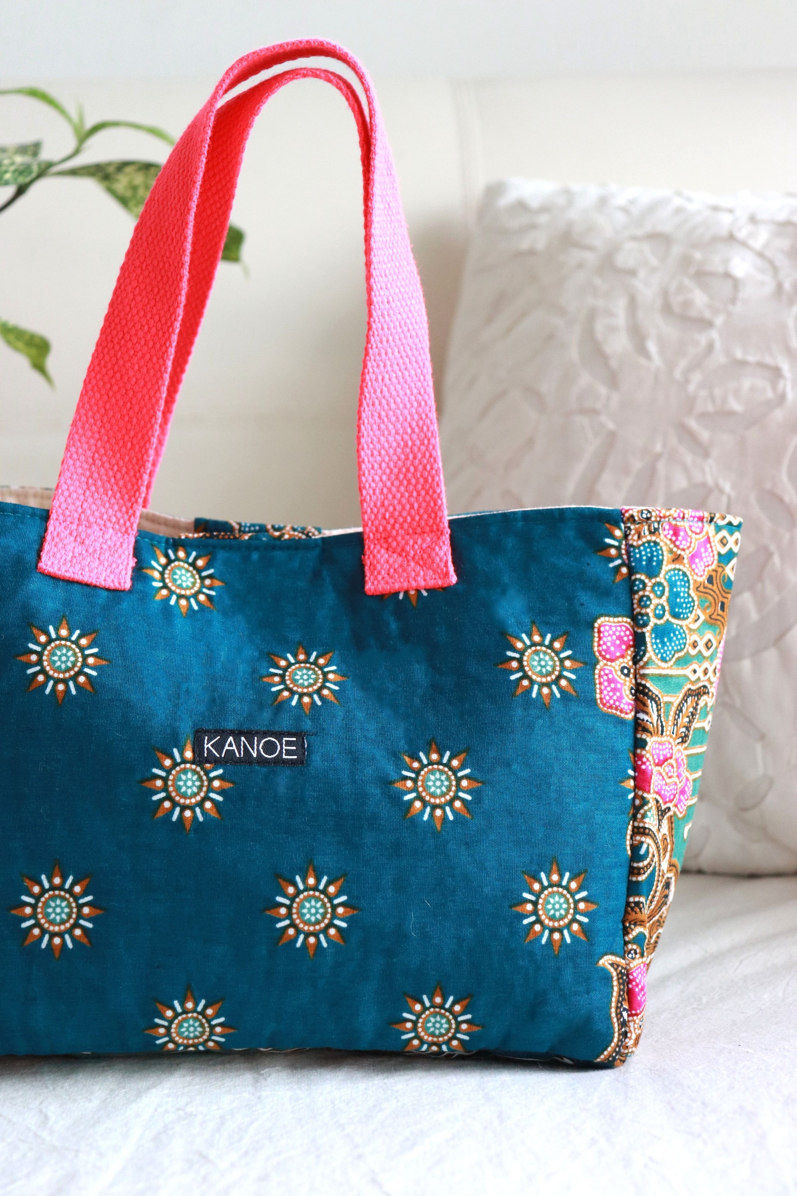 Mini Batik Bag - Aqua Moringa