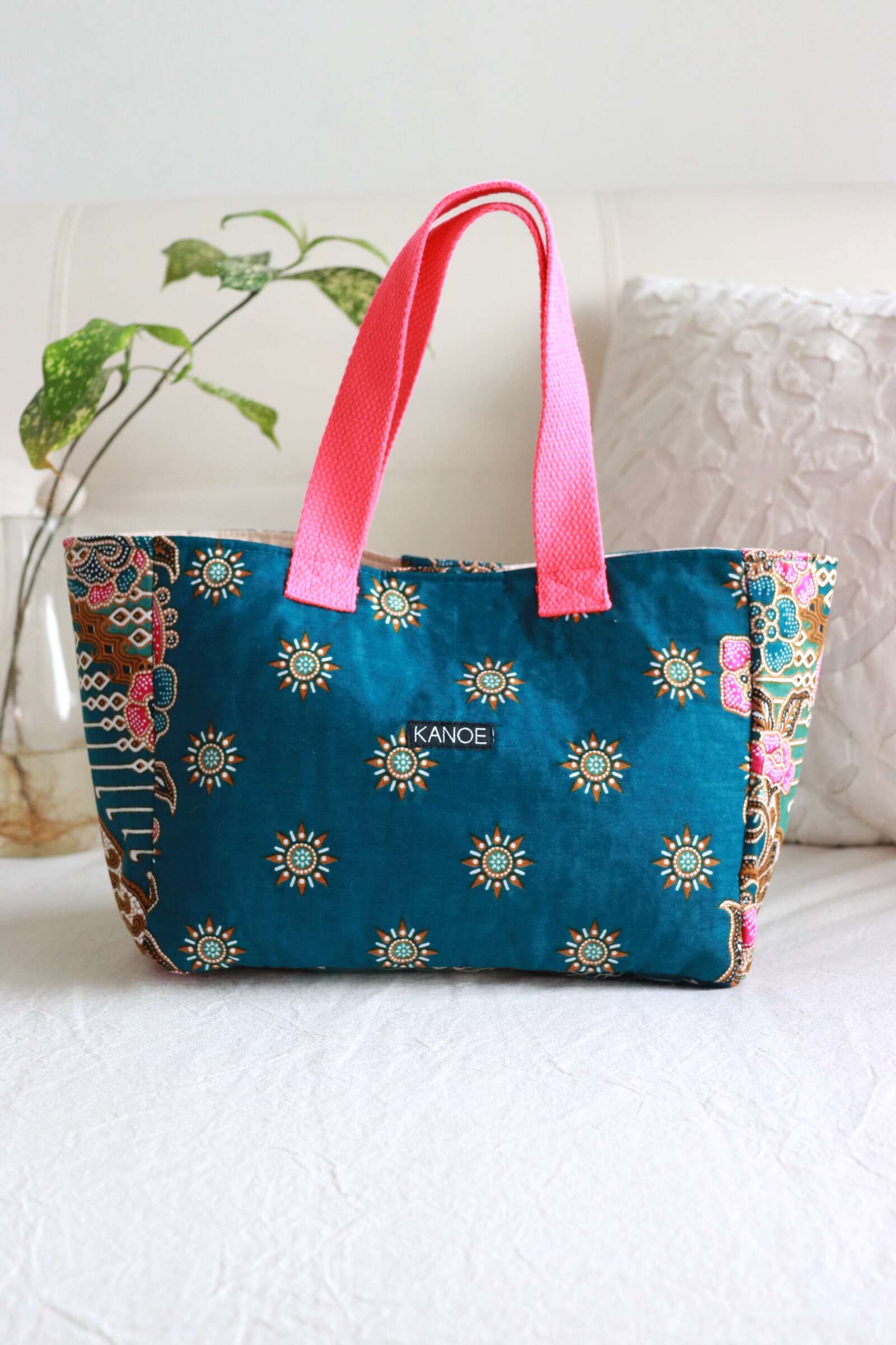 Mini Batik Bag - Aqua Moringa