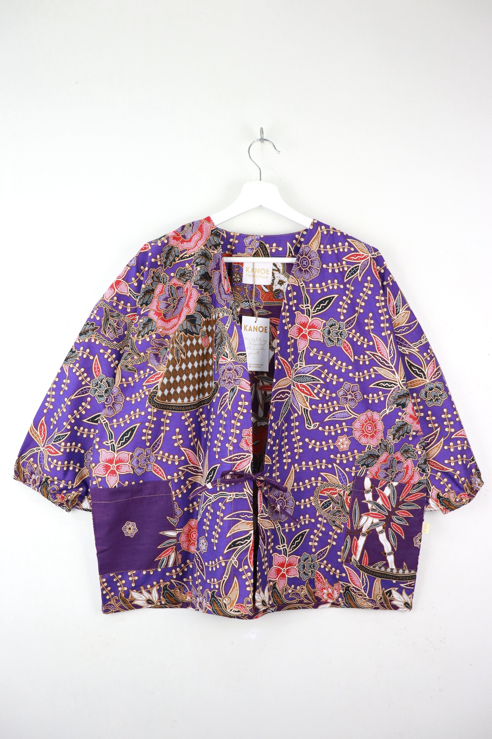 Batik Kimono Signature - Lilac Brunnera
