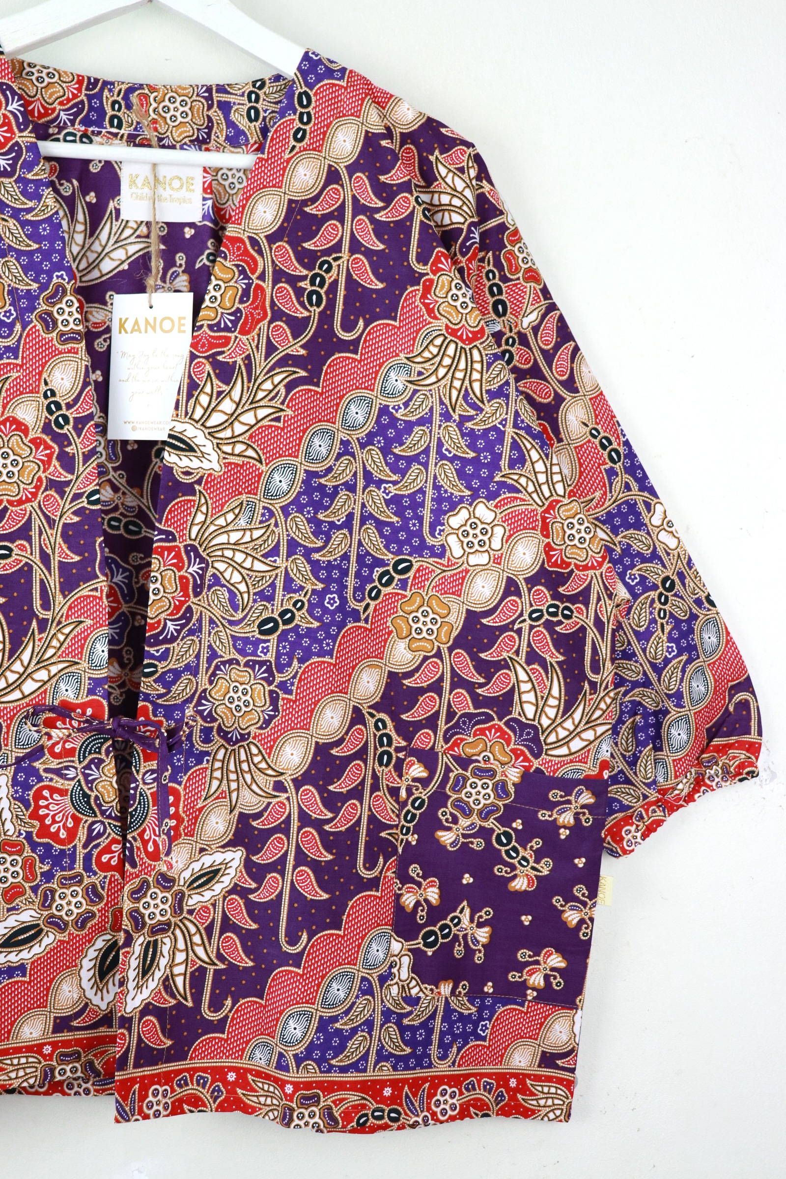 Batik Kimono Signature - Lavender Rosewood