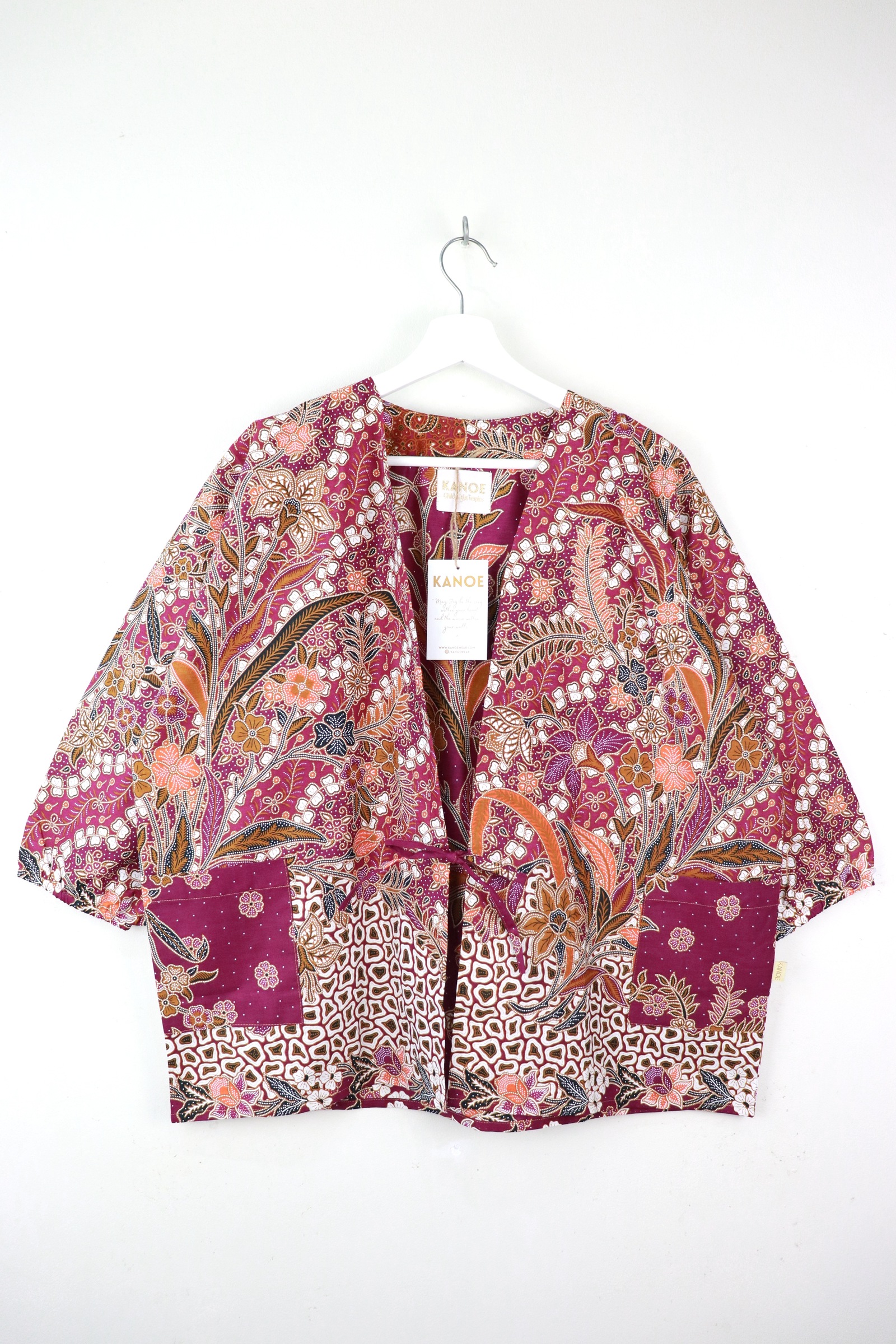 Batik Kimono Signature - Magnolia Mauve