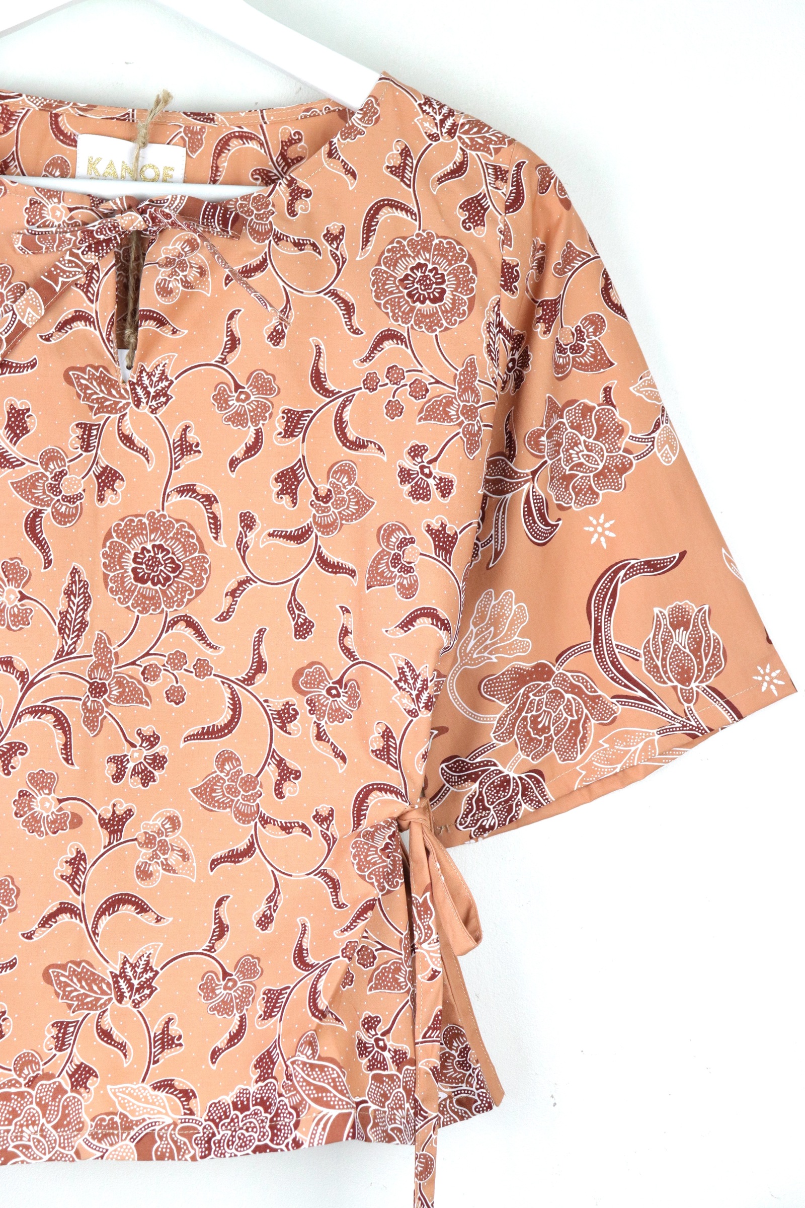 Kedah Batik Top - Dahlia Mekar