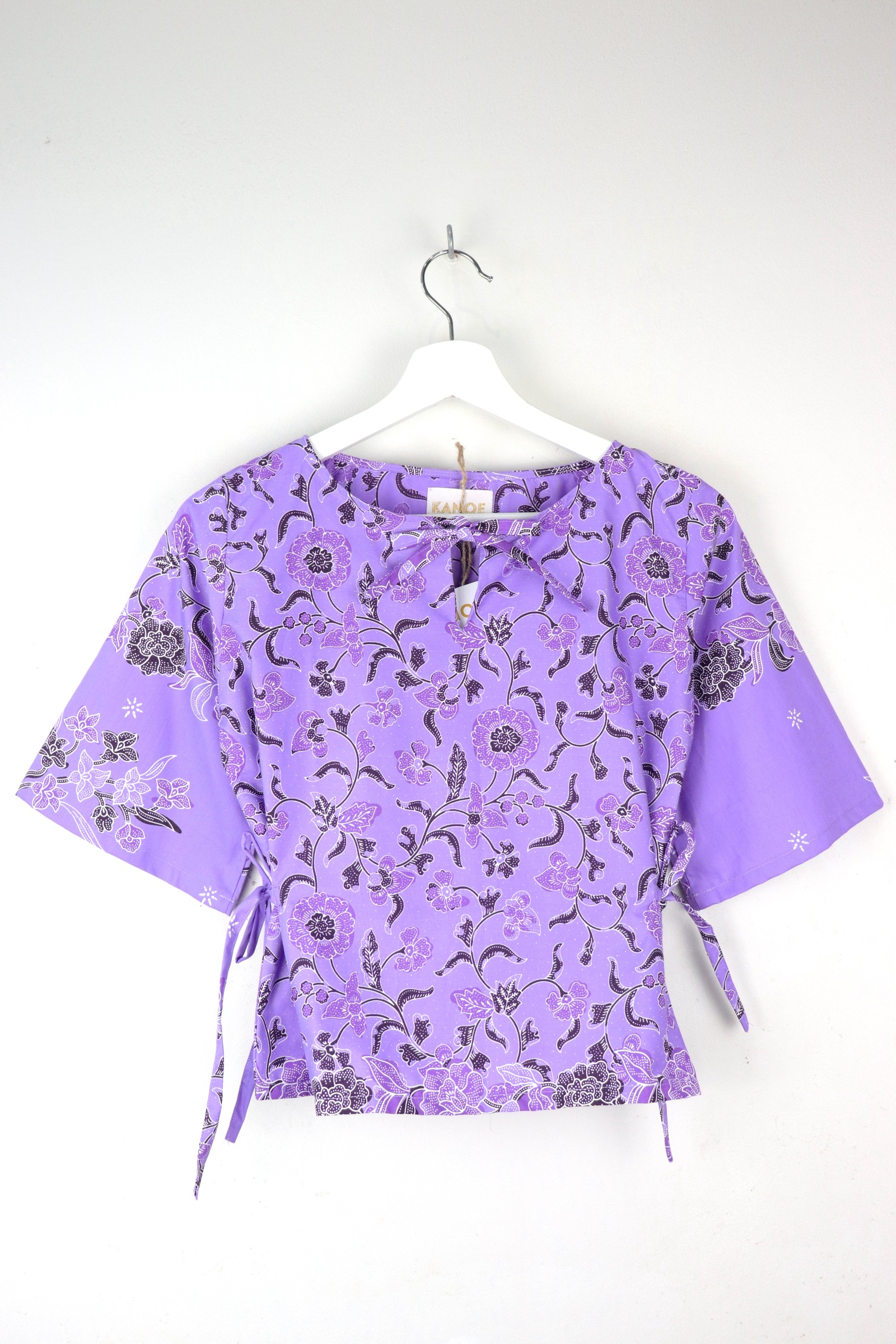 Kedah Batik Top - Bidadari Lavender