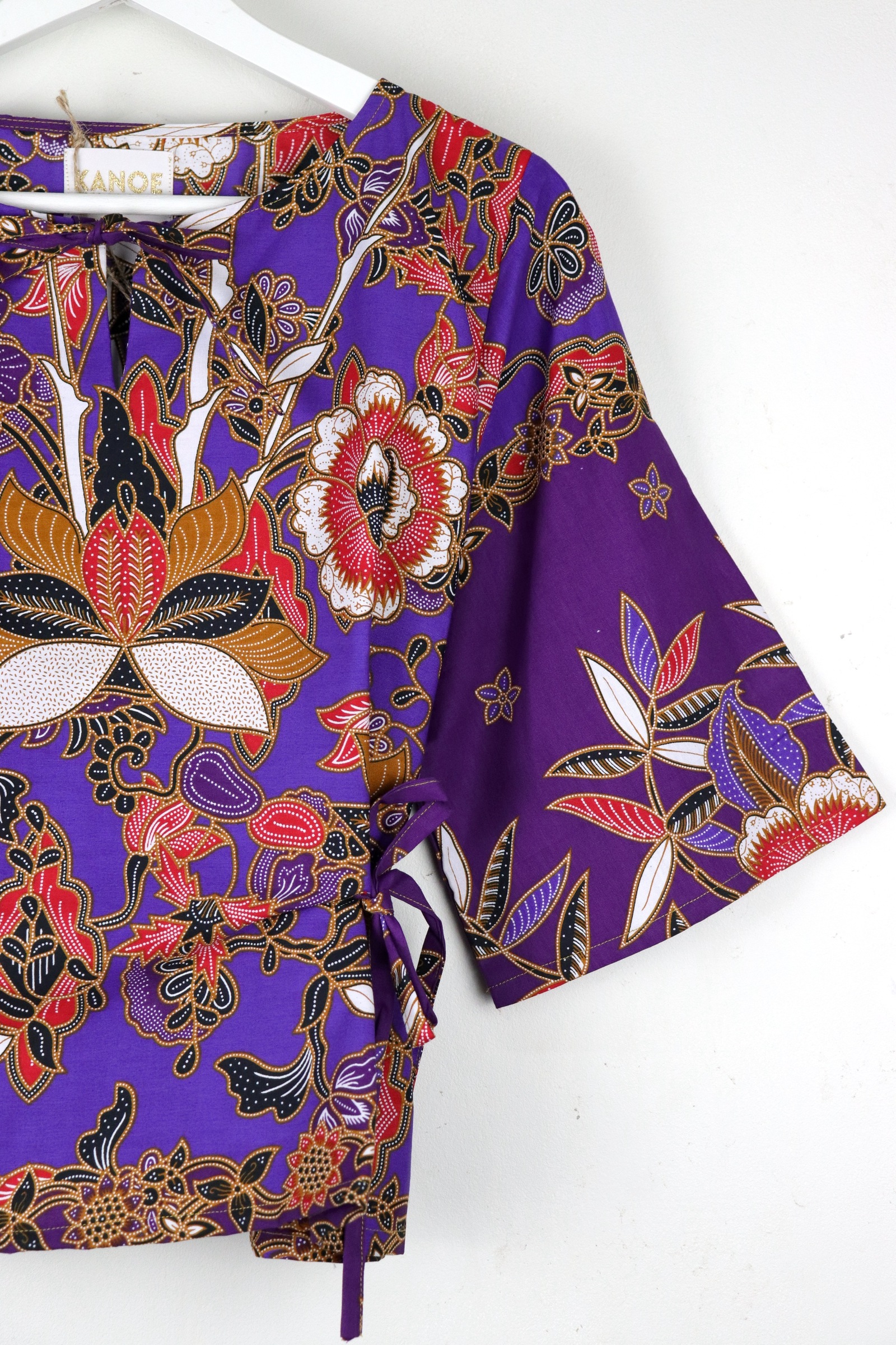 Kedah Batik Top - Iris Glow [ L ]