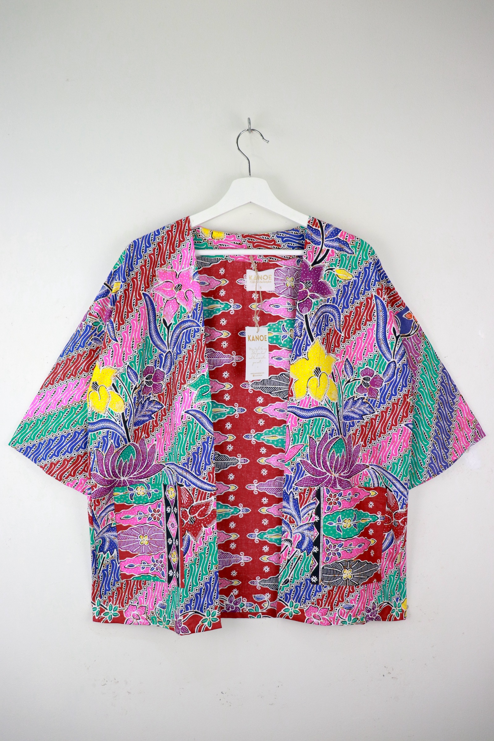Batik Kimono Basic - Scarlet Letters [ S ]