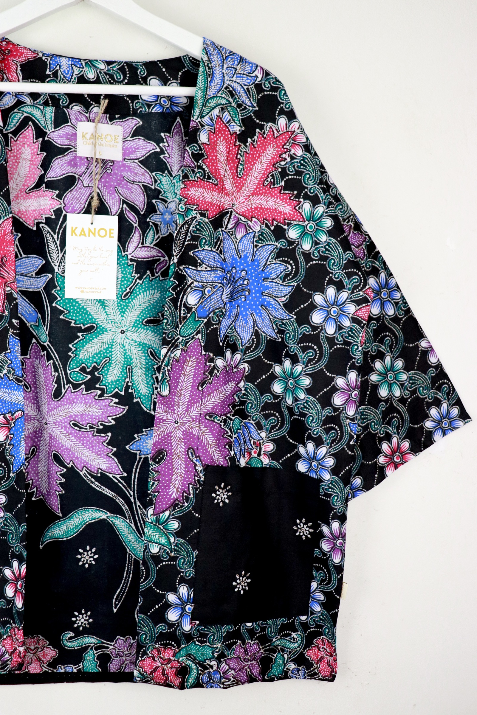 Batik Kimono Basic - Beloved Moonlight [ S ]