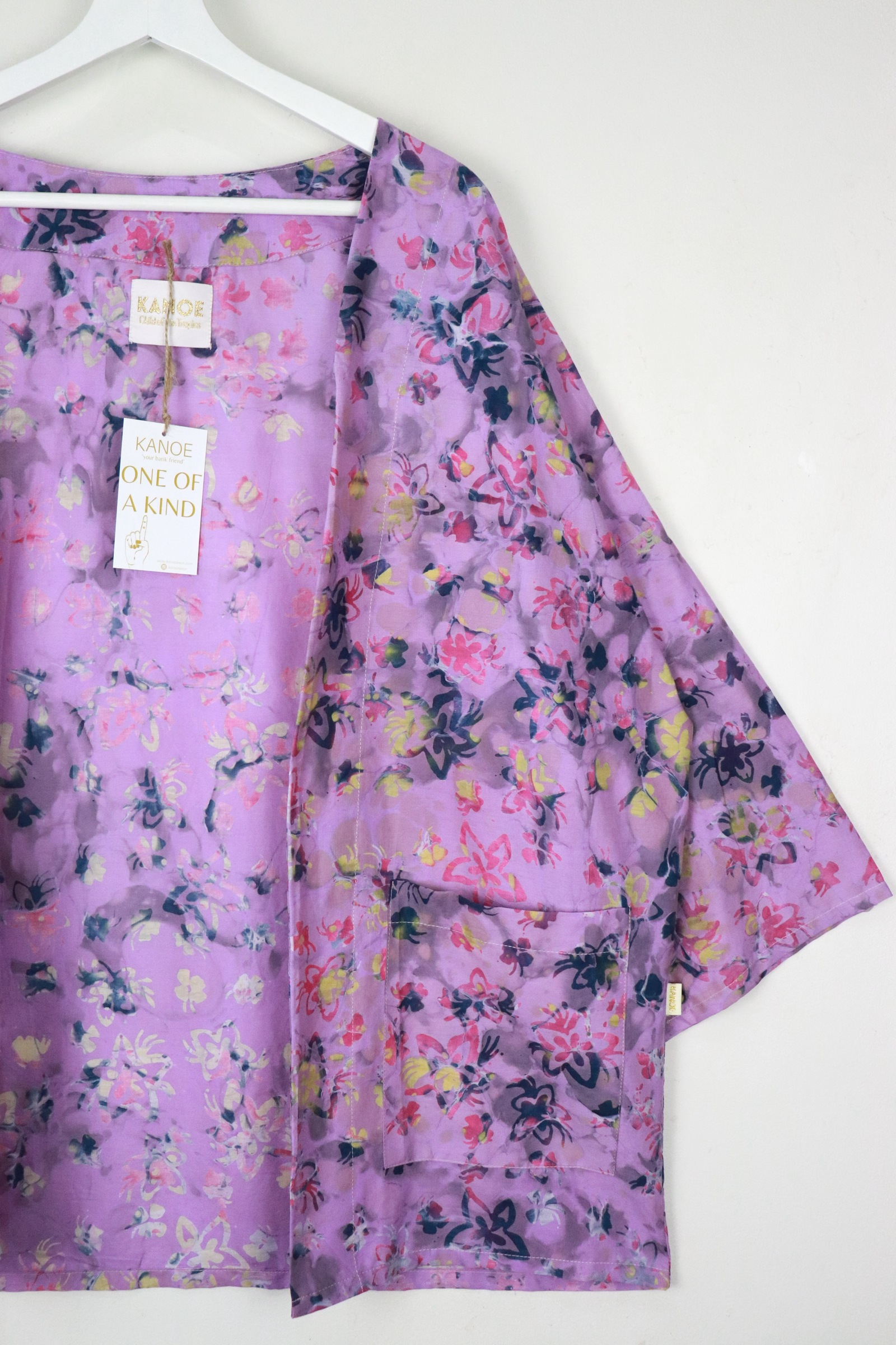 Handmade Batik Kimono Basic - Kimiko Blooms