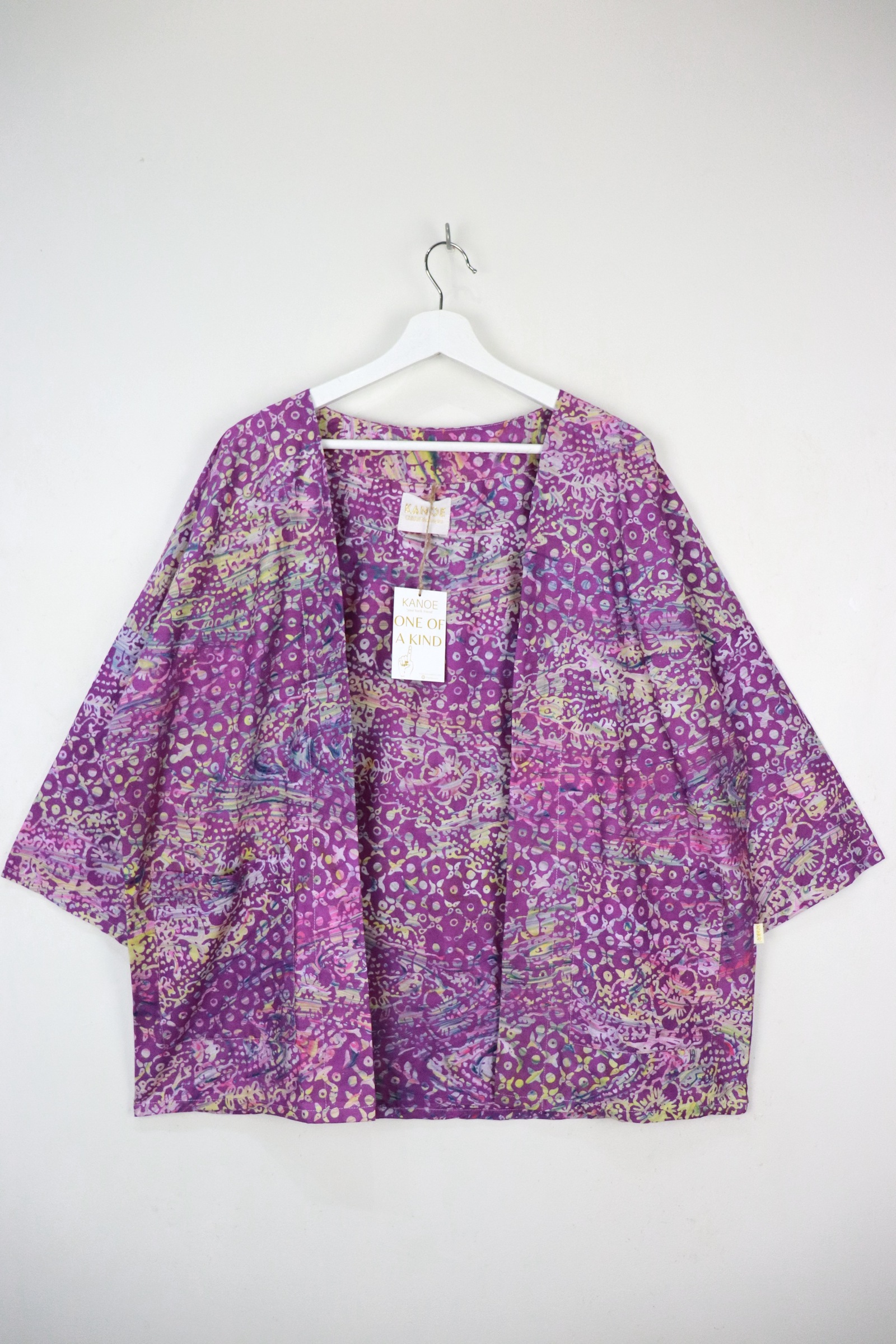 Handmade Batik Kimono Basic - Kohana Orchid