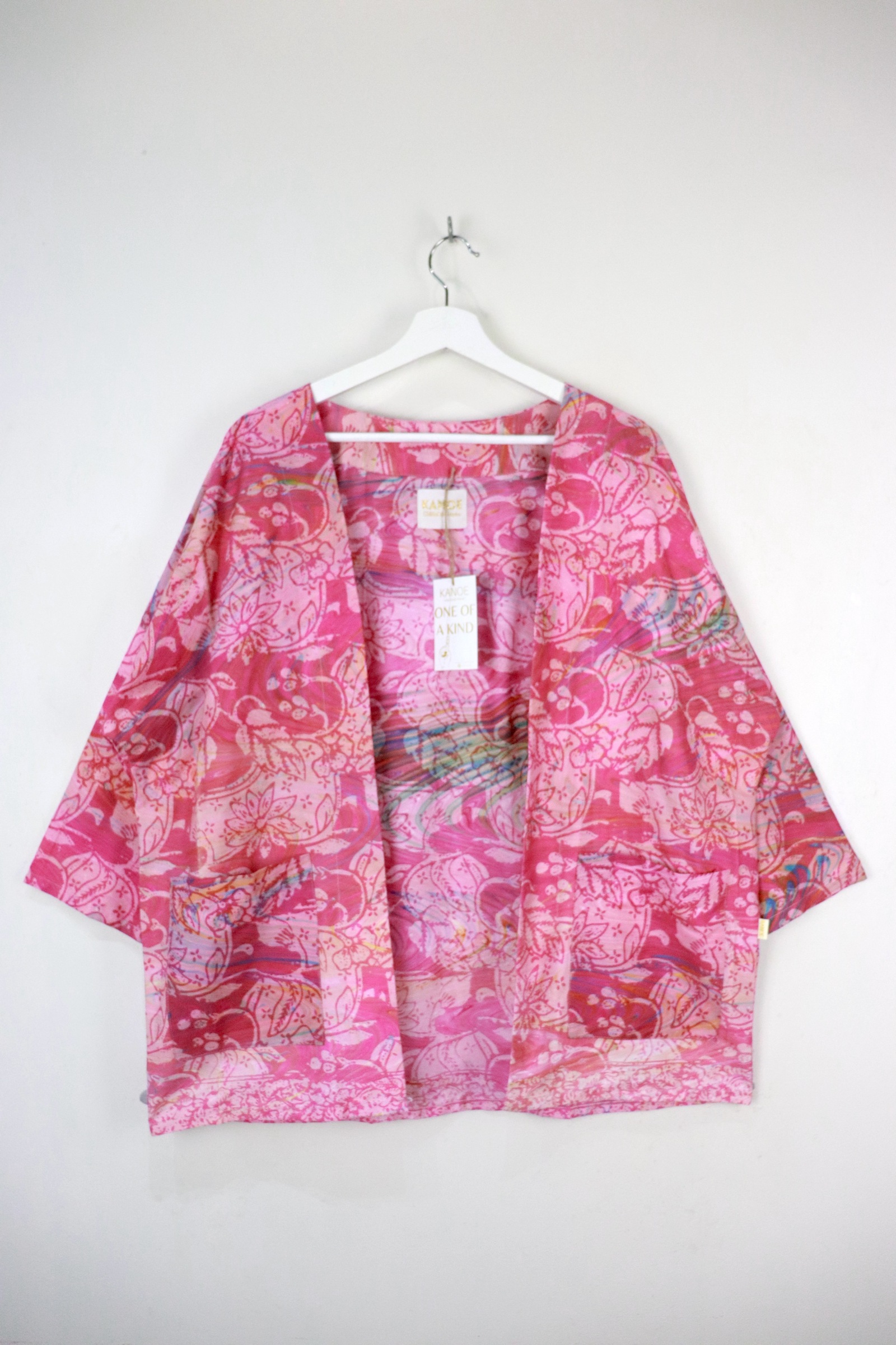 Handmade Batik Kimono Basic - Sakura Whisper