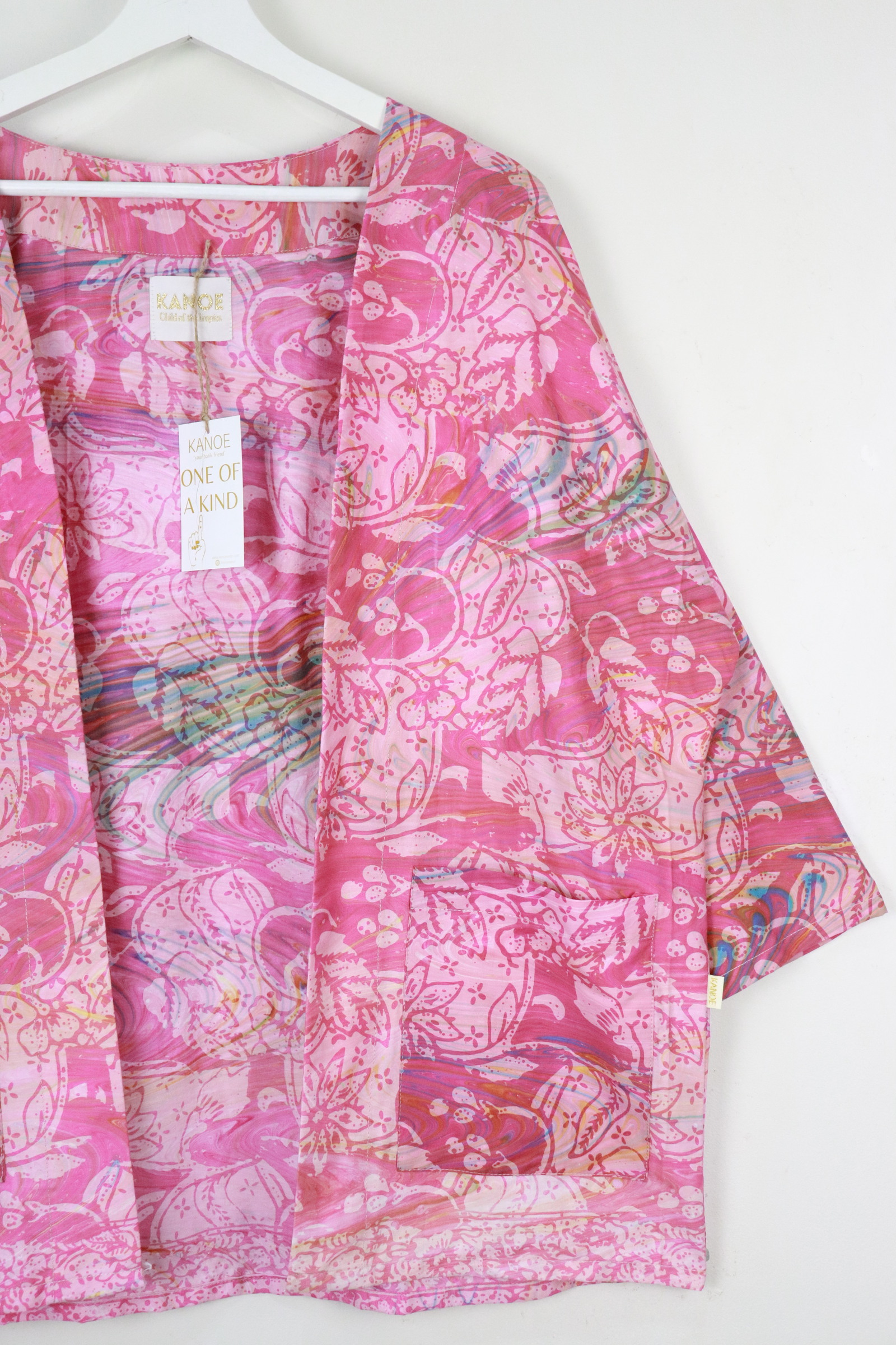 Handmade Batik Kimono Basic - Sakura Whisper