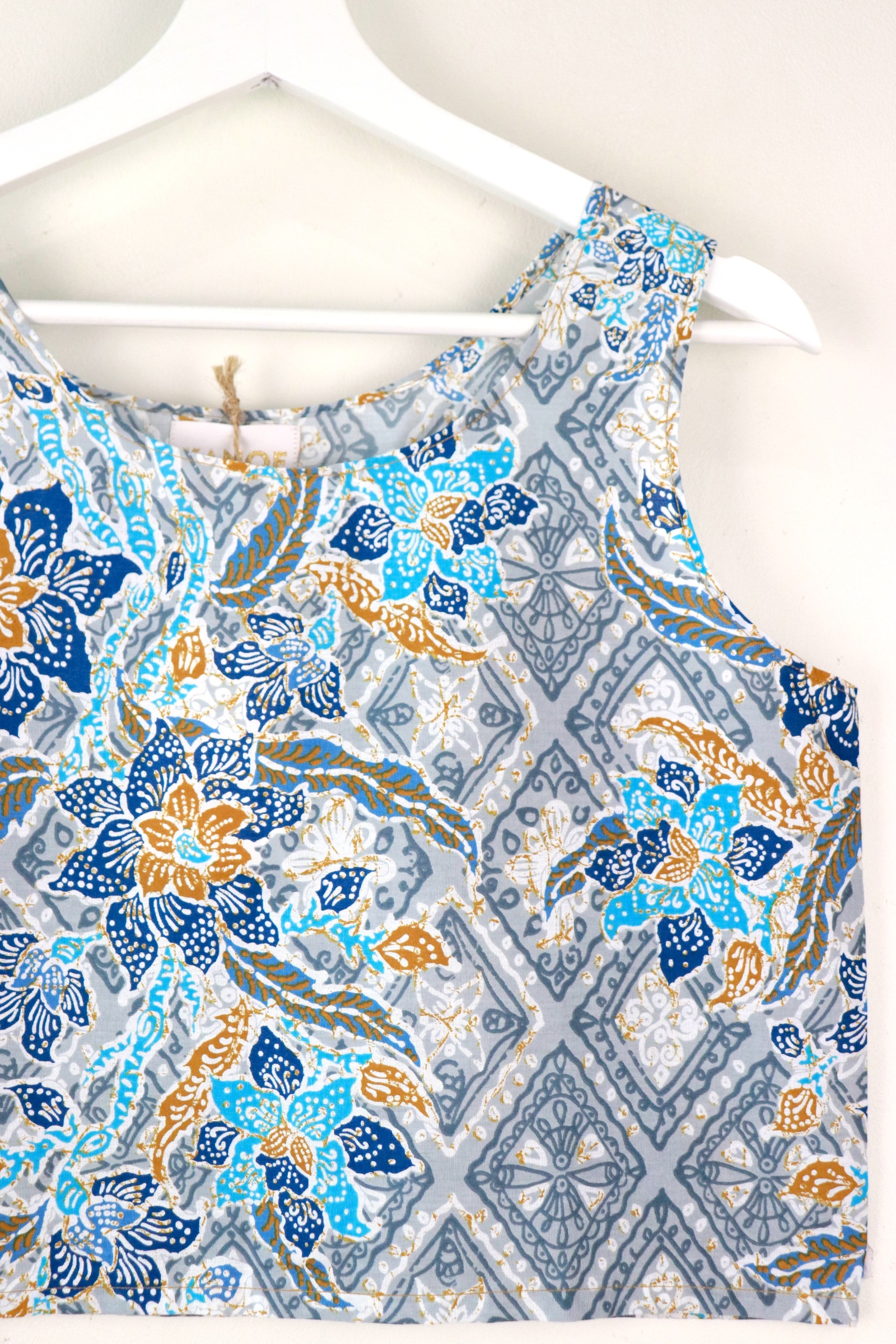 Batik Tank Top - Aquatica [ S-M ]