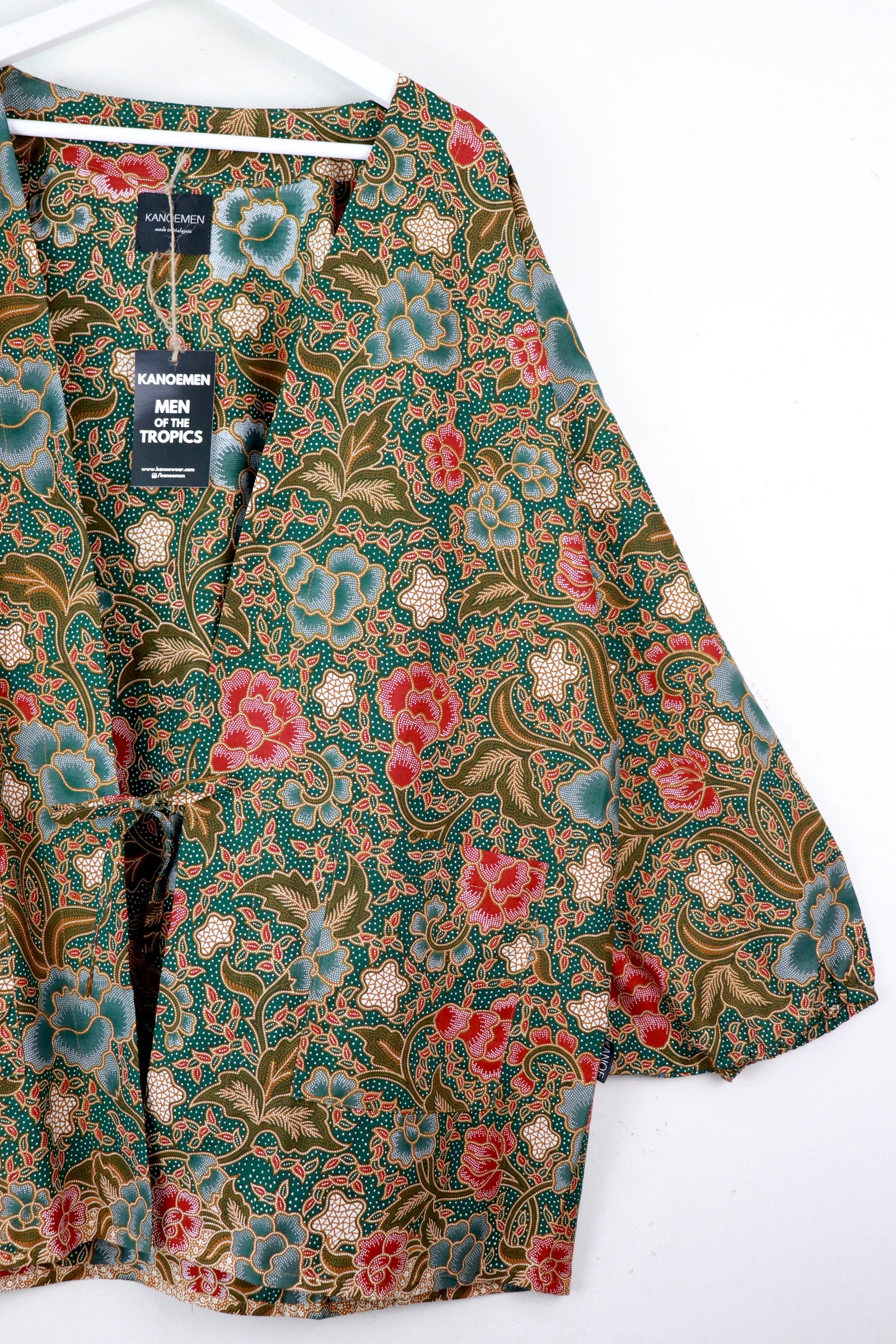 KANOEMEN Signature Batik Kimono - Caspian
