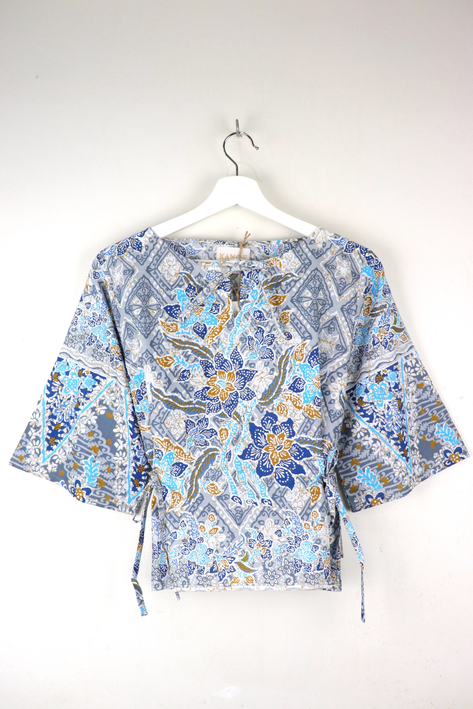 Kedah Batik Top - Kelabu Lawa [ L ]