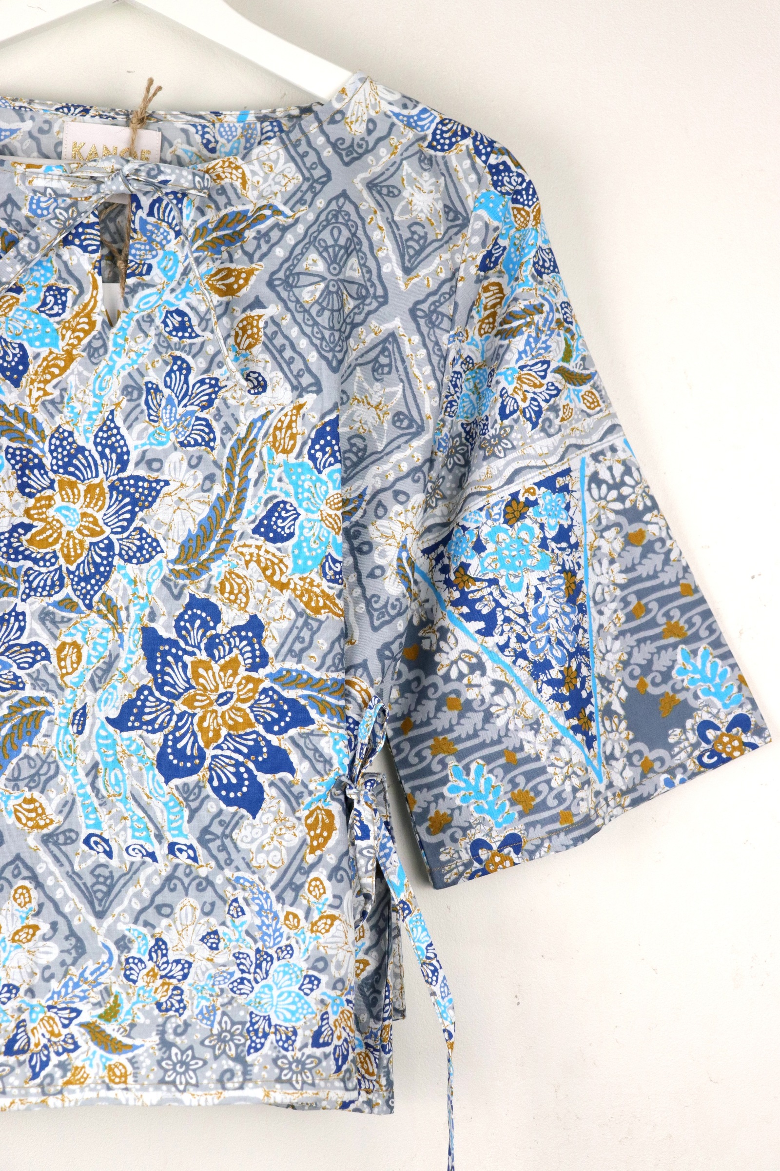 Kedah Batik Top - Kelabu Lawa [ L ]