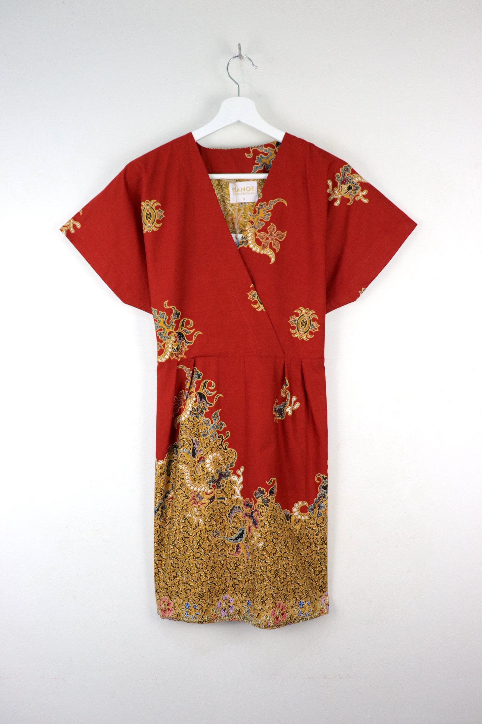 Kimono Wrap Dress [ Short ] - Camellia Cascade 