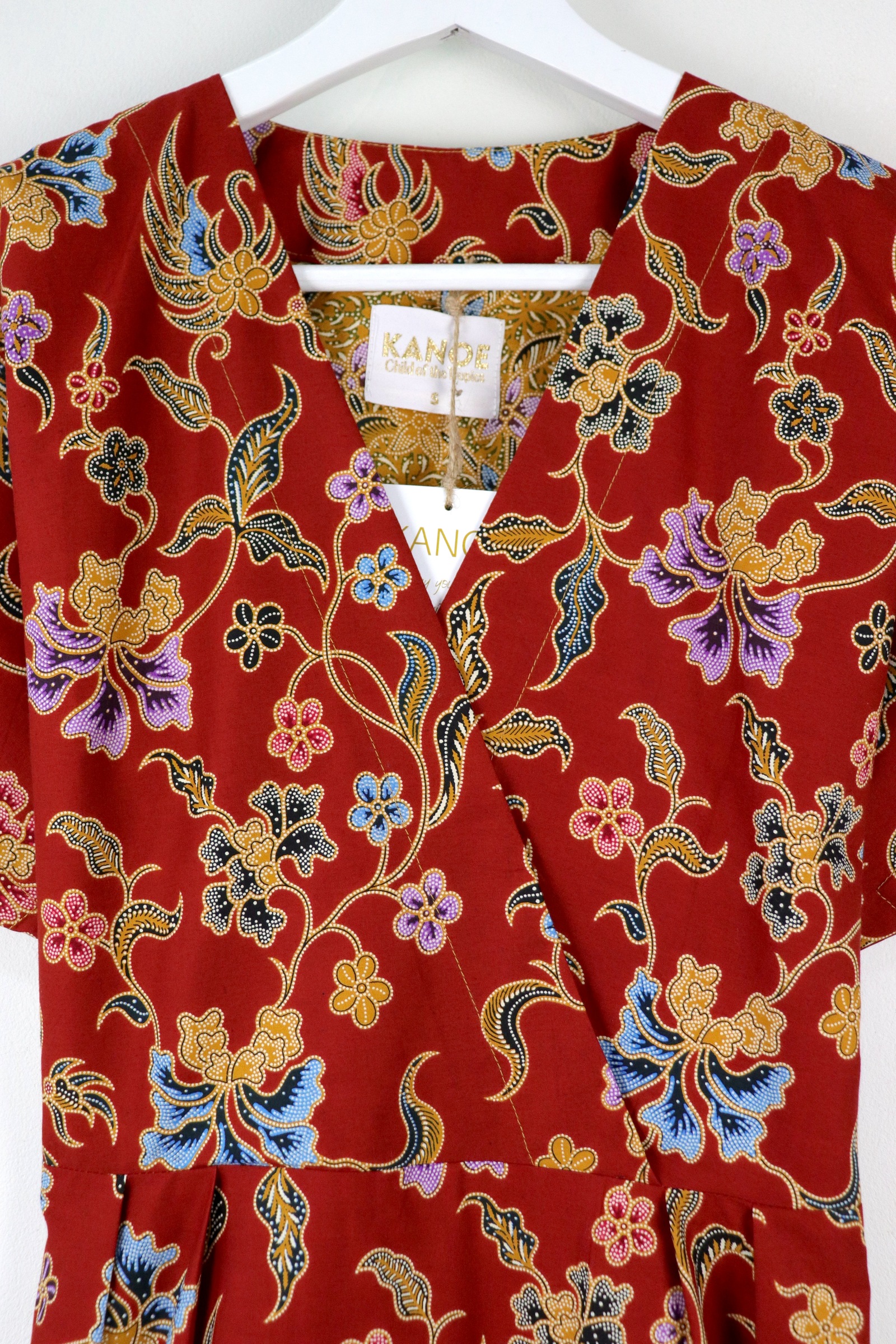 Kimono Wrap Dress [ Short ] - Fuurin Florals