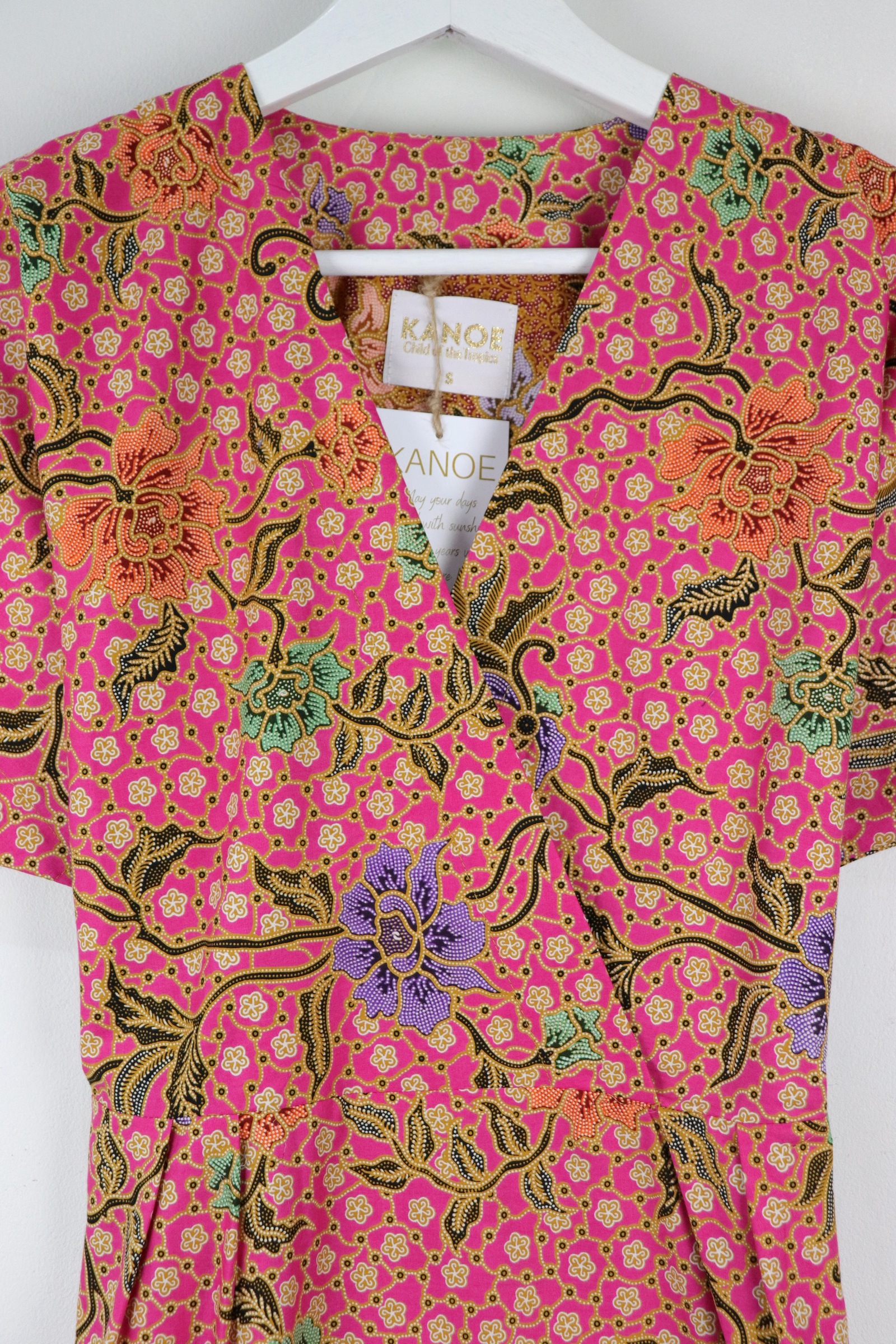 Kimono Wrap Dress [ Short ] - Sakura Serenity